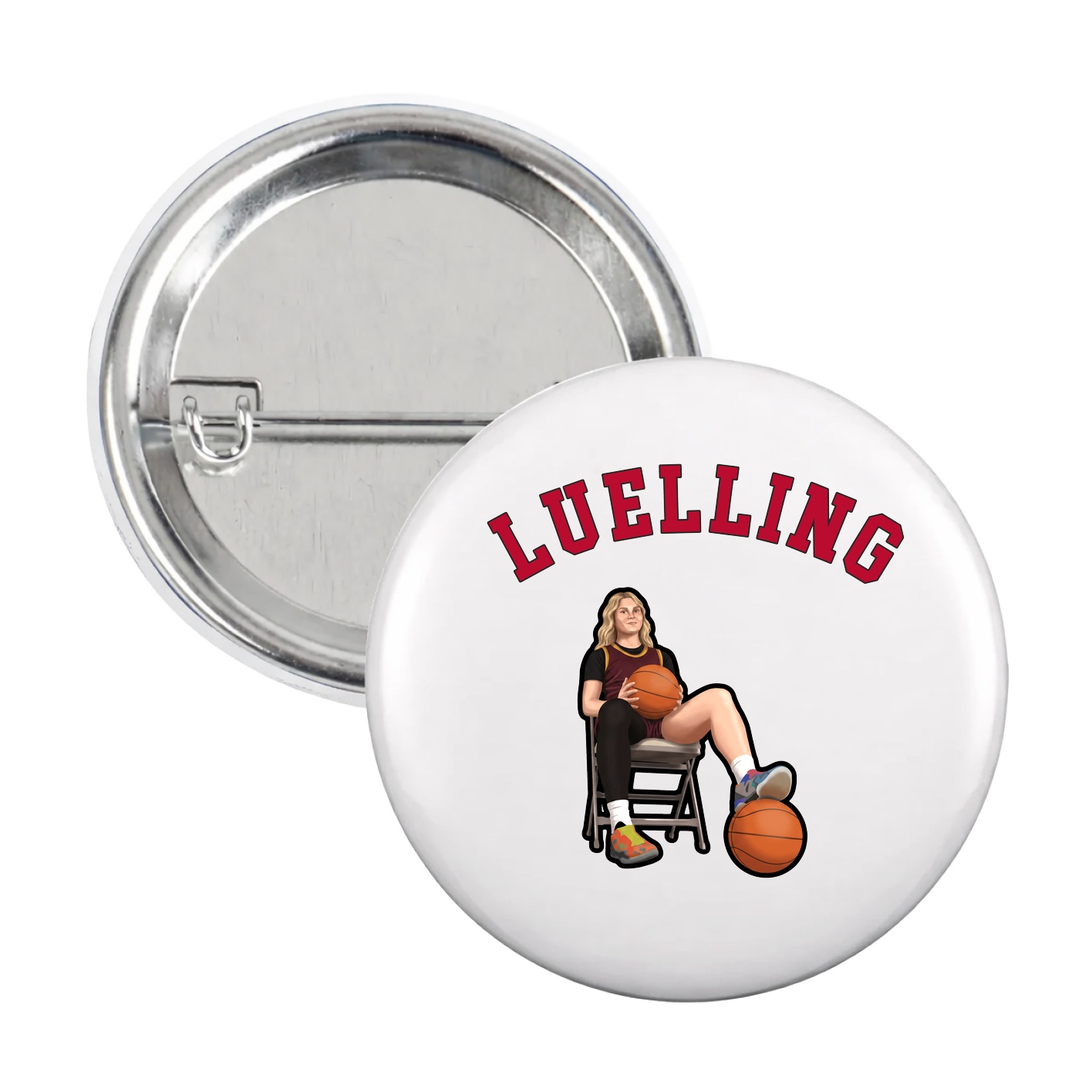 Game Day Button — Shirsey Arch in White