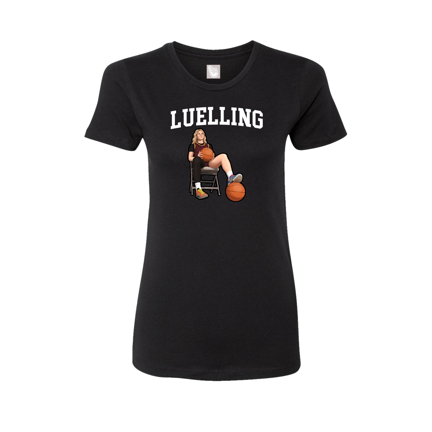 Fitted Women's Tee — Shirsey in Black