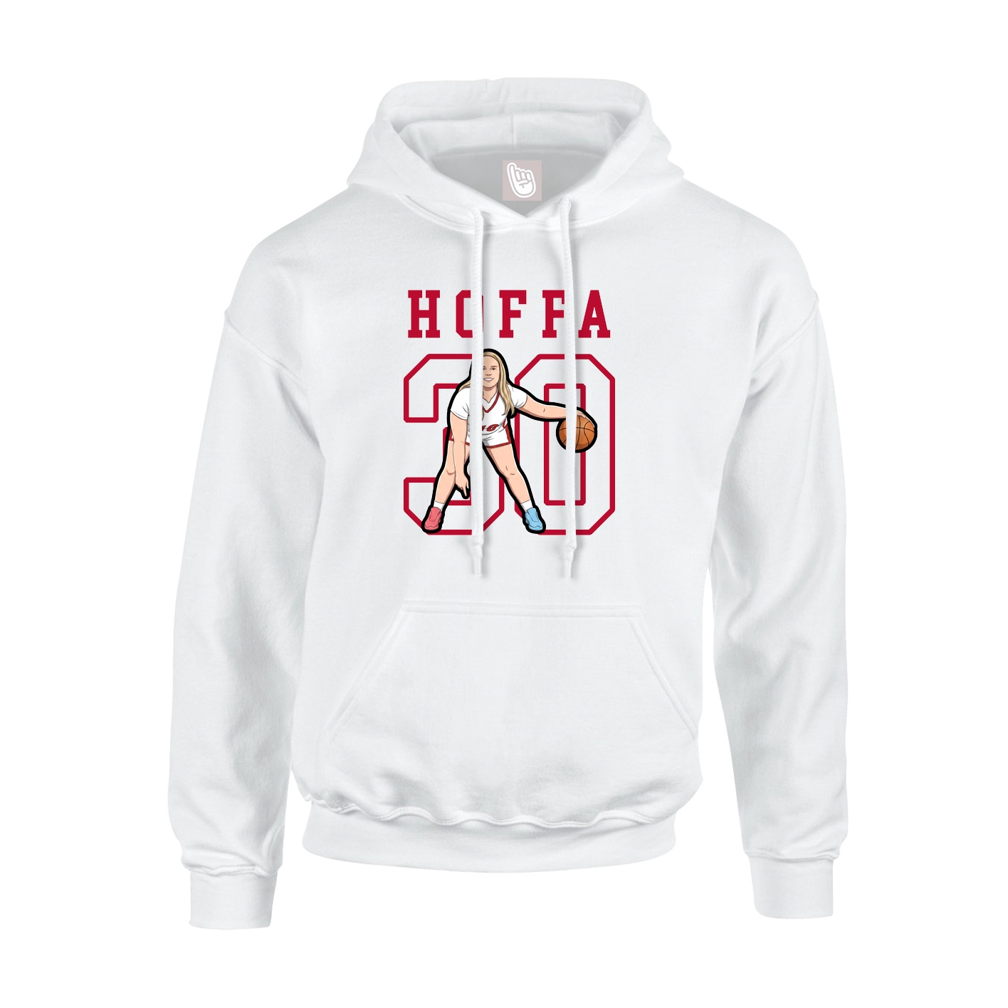Youth Hoodie — Shirsey in White