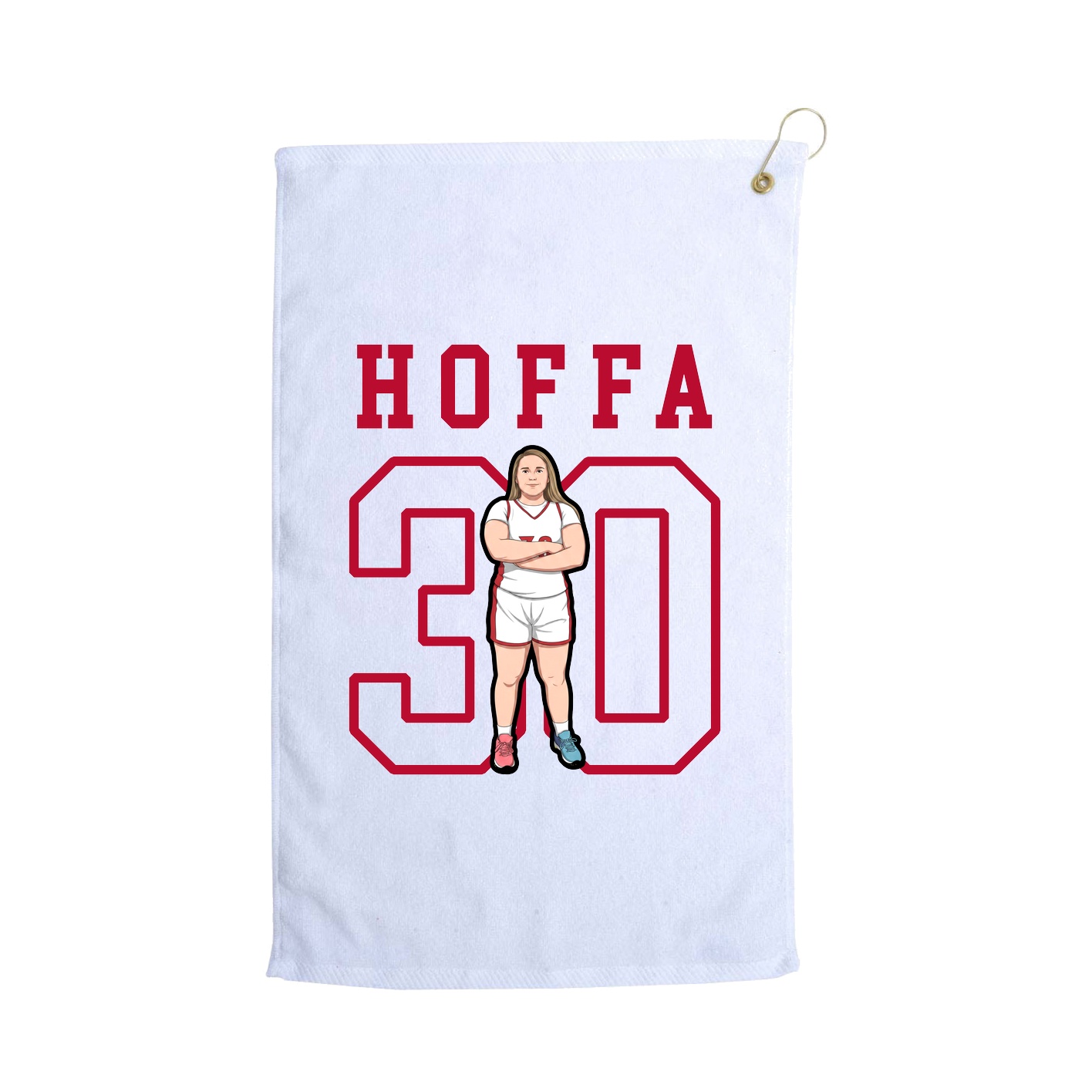 Golf Towel — Shirsey in White