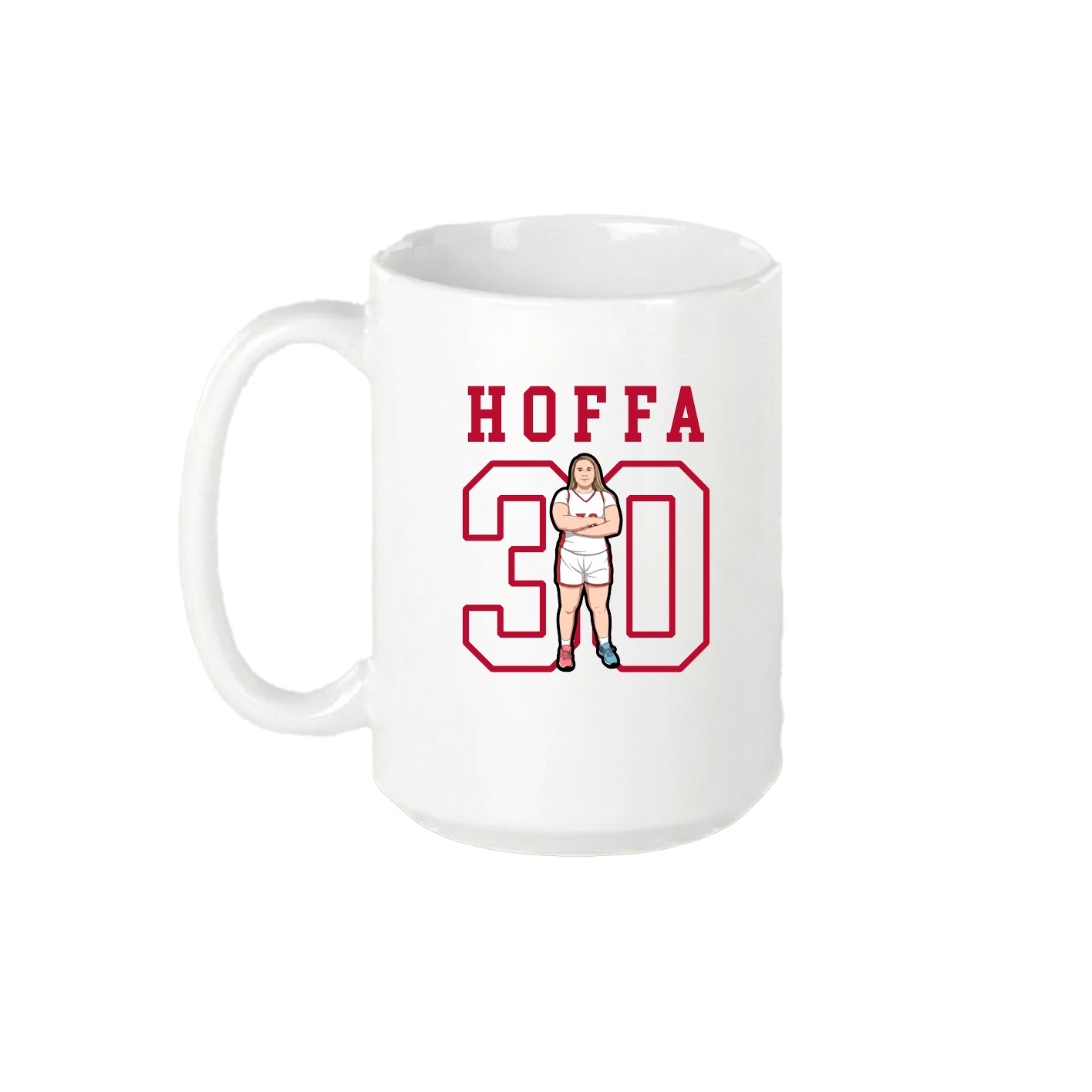 15oz Coffee Mug — Shirsey in White