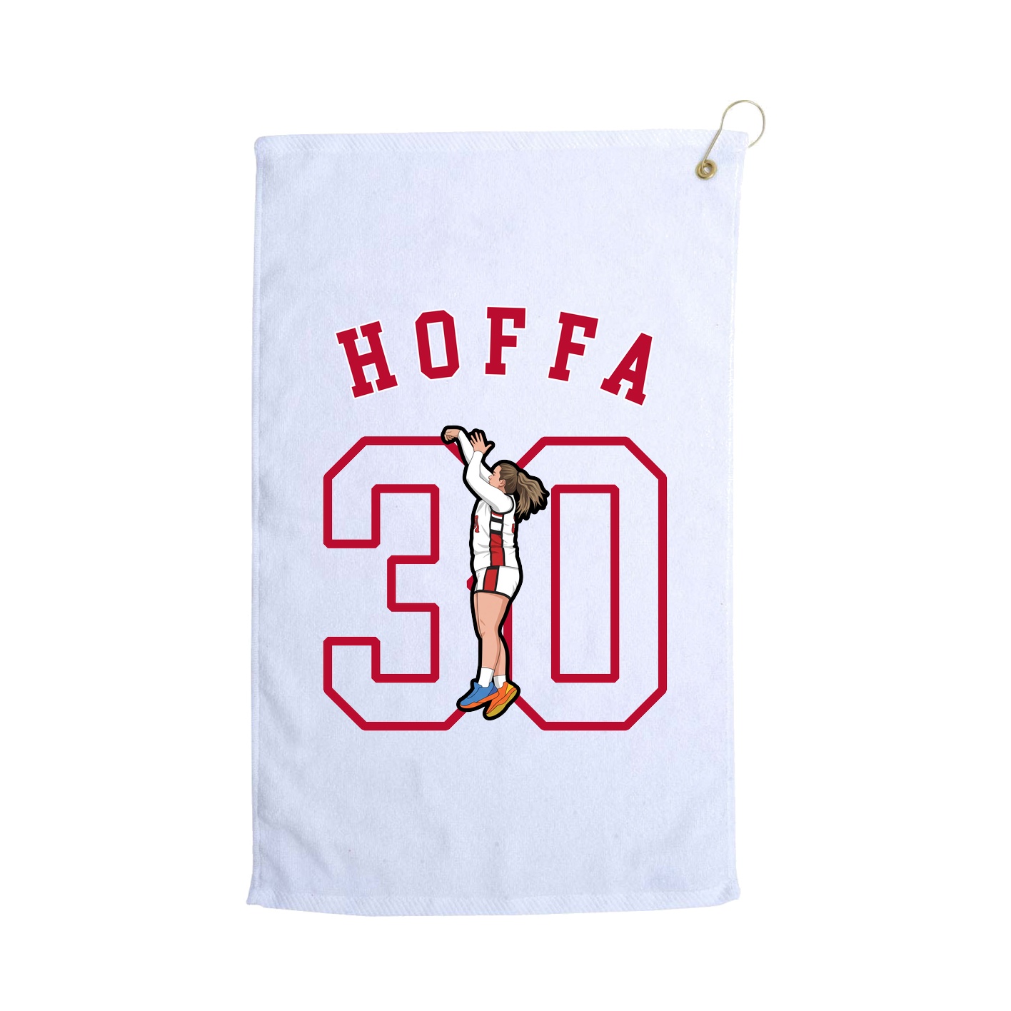 Golf Towel — Shirsey Arch in White