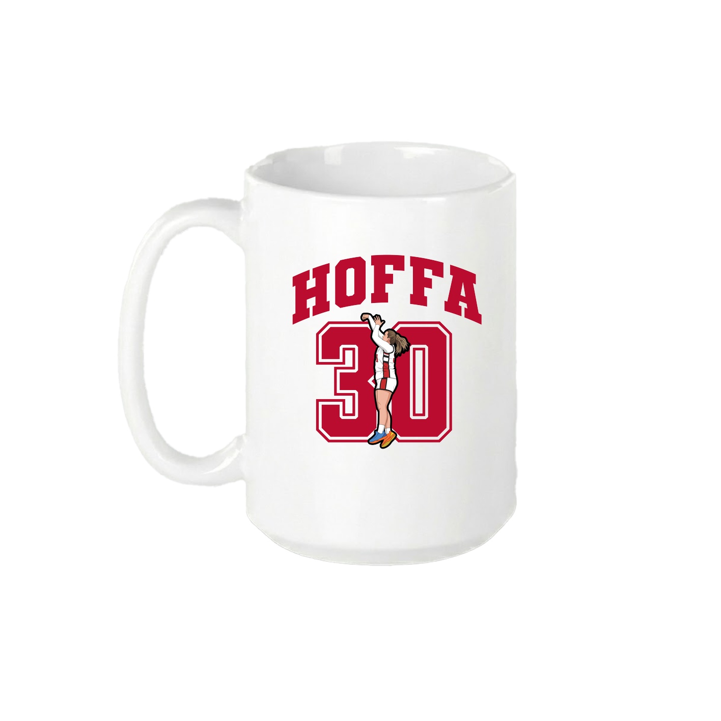 15oz Coffee Mug — Number in White