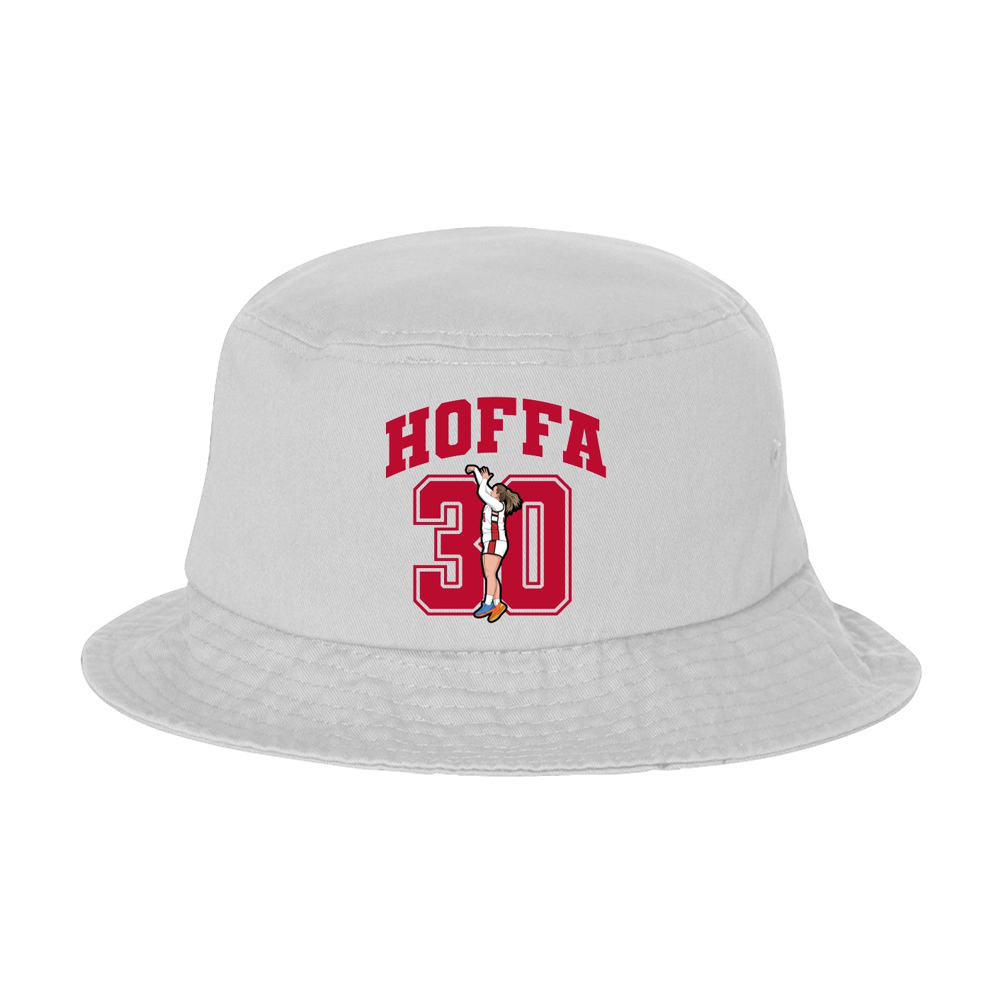 Bucket Cap — Number in White