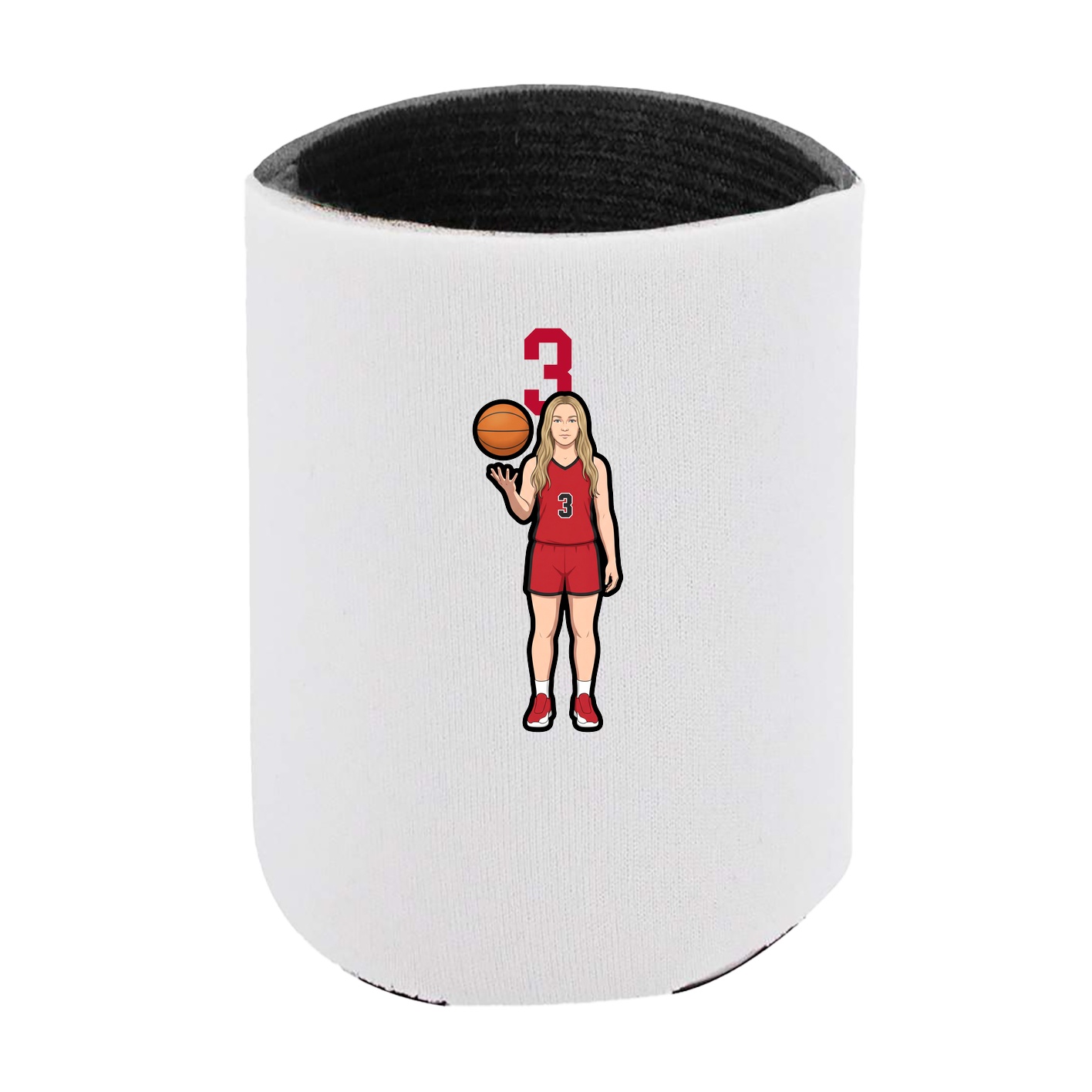 Can Holder — Number Top in White