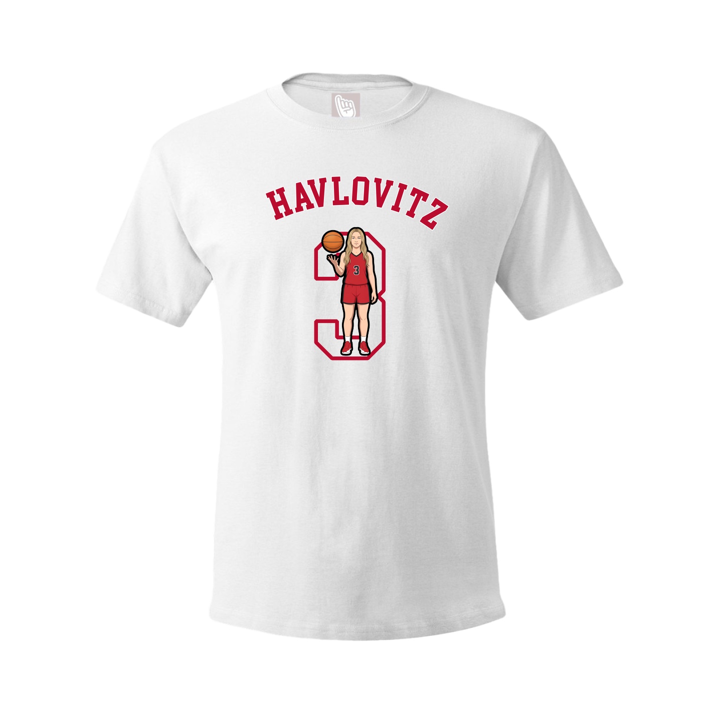 Tee — Shirsey Arch in White