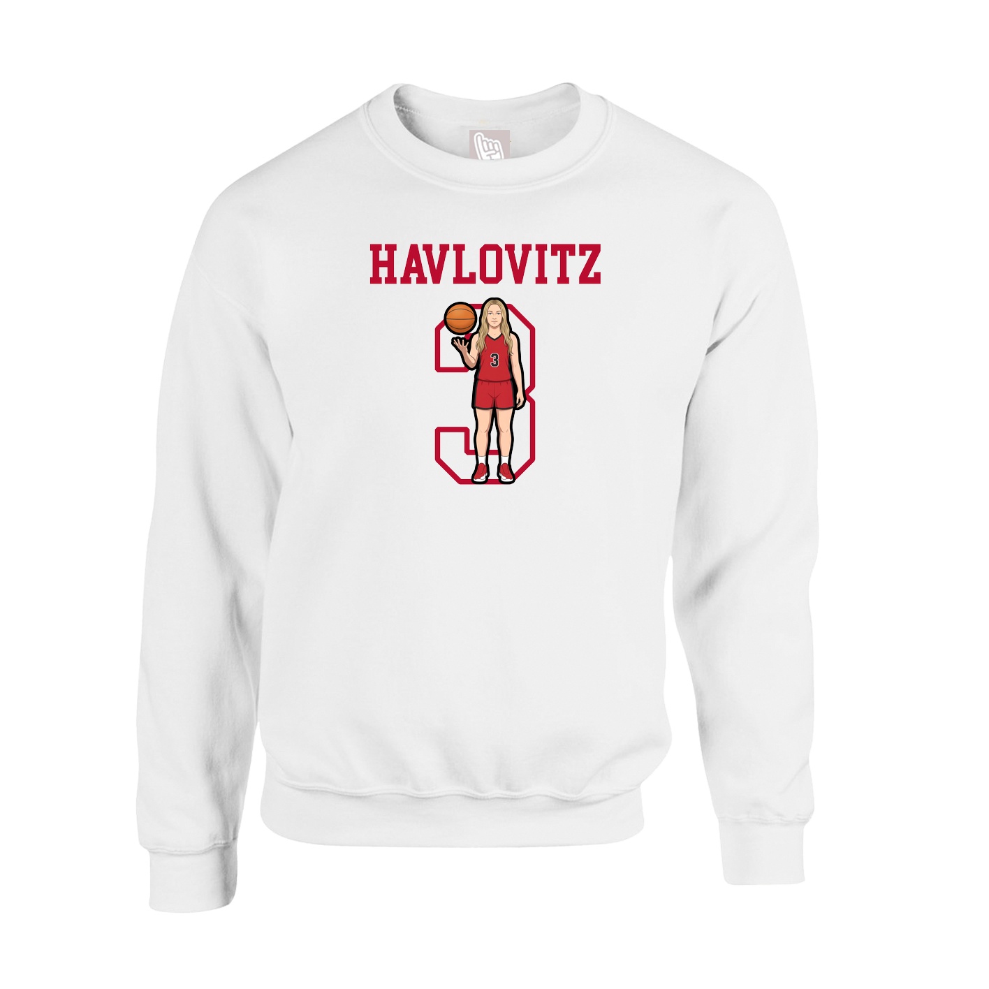 Fleece Crew — Shirsey in White