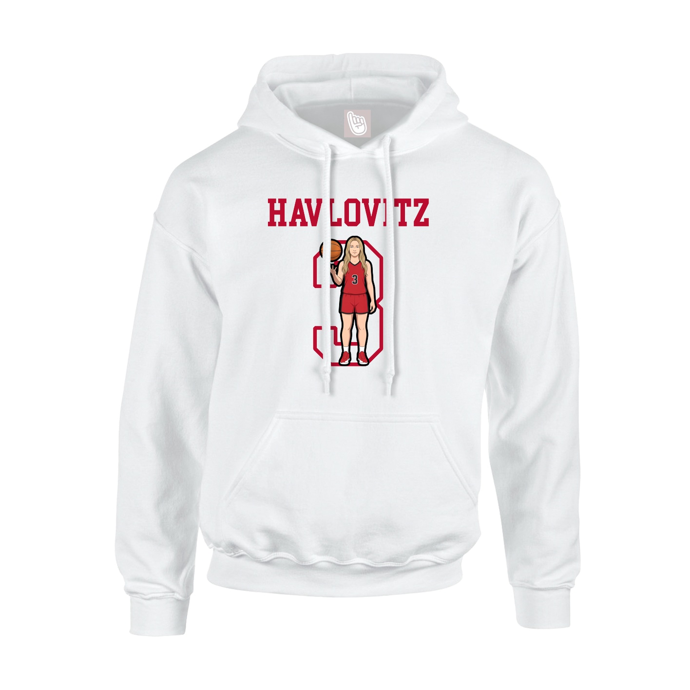 Youth Hoodie — Shirsey in White