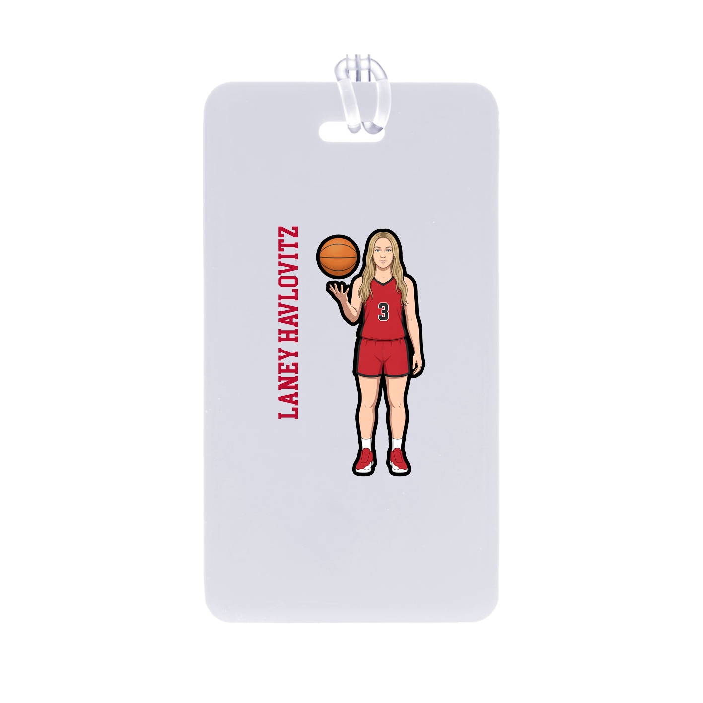 Bag Tag — Name Vertical in Classic