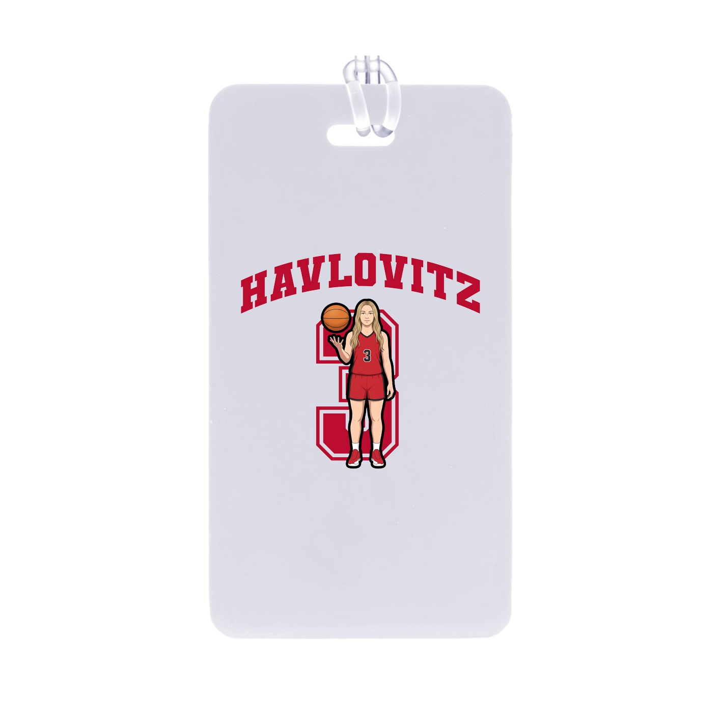 Bag Tag — Number in Classic