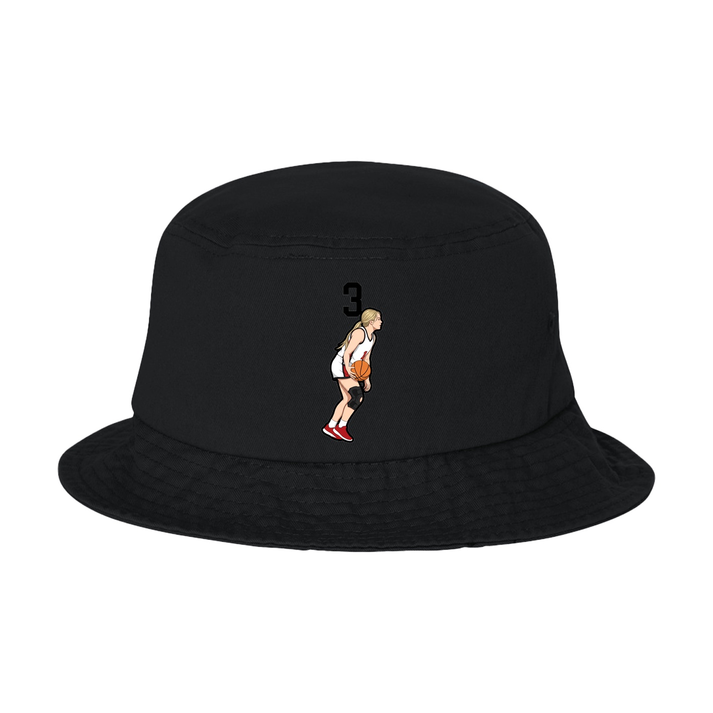 Bucket Cap — Number Top in Black