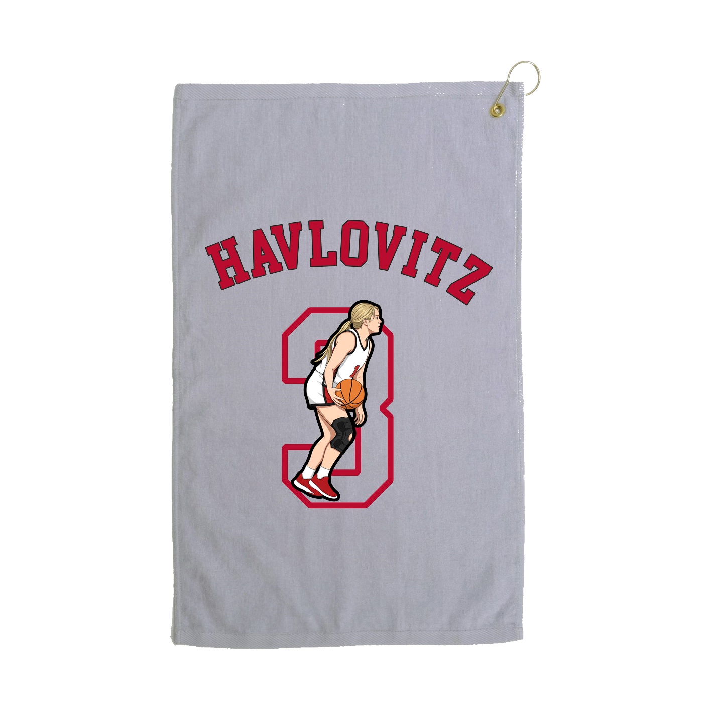 Golf Towel — Shirsey Arch in Grey