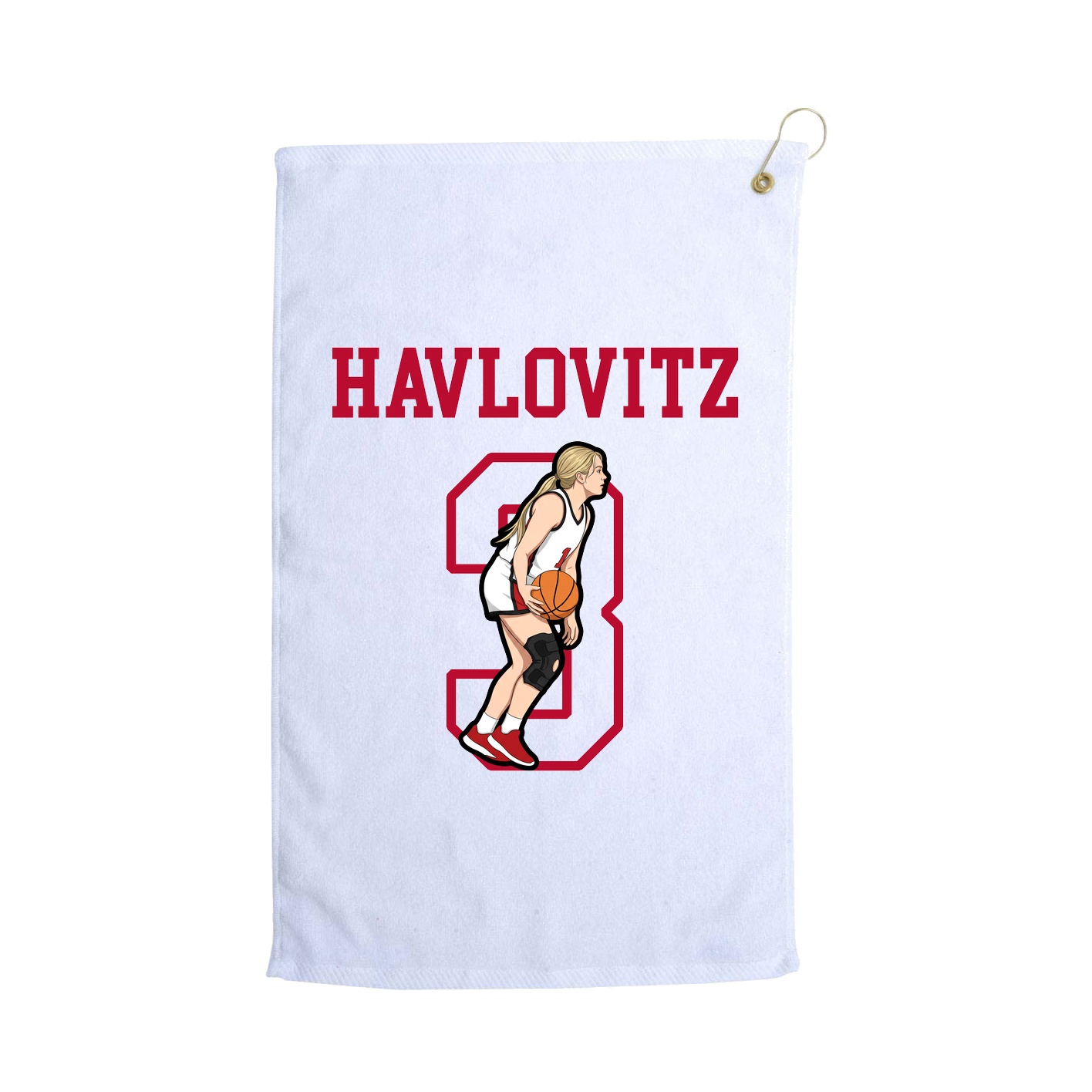 Golf Towel — Shirsey in White