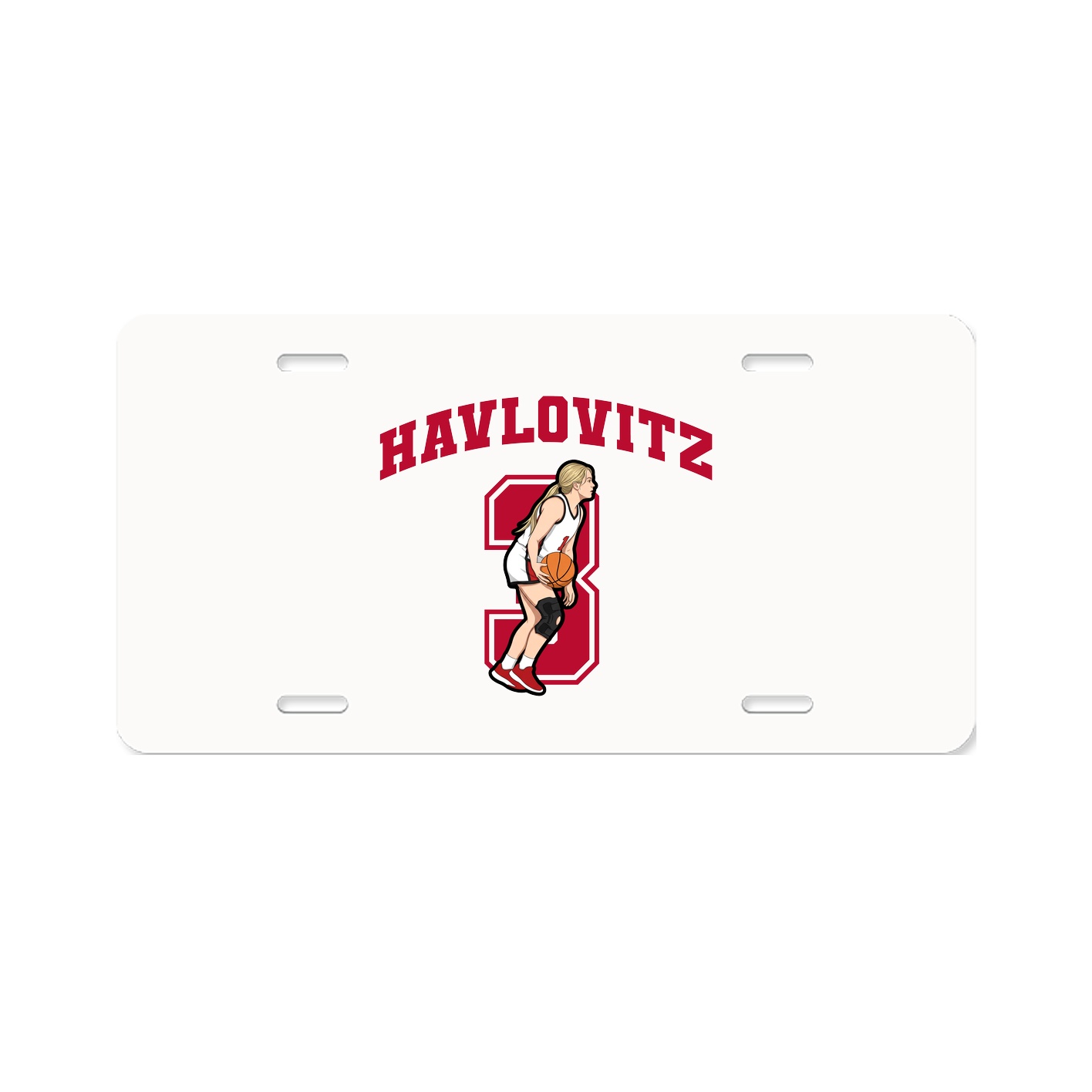 License Plate — Number in Classic
