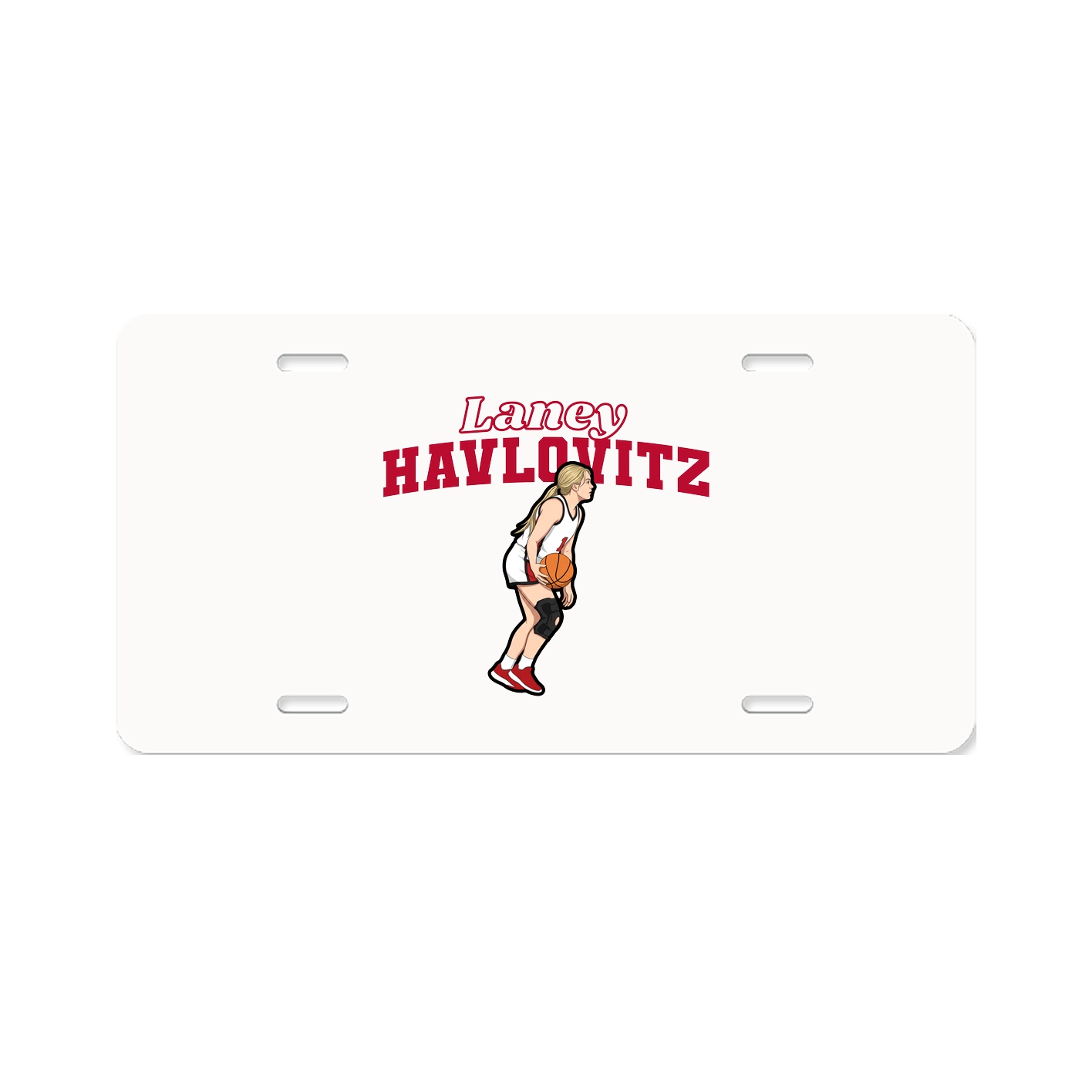 License Plate — Name Arch in Classic
