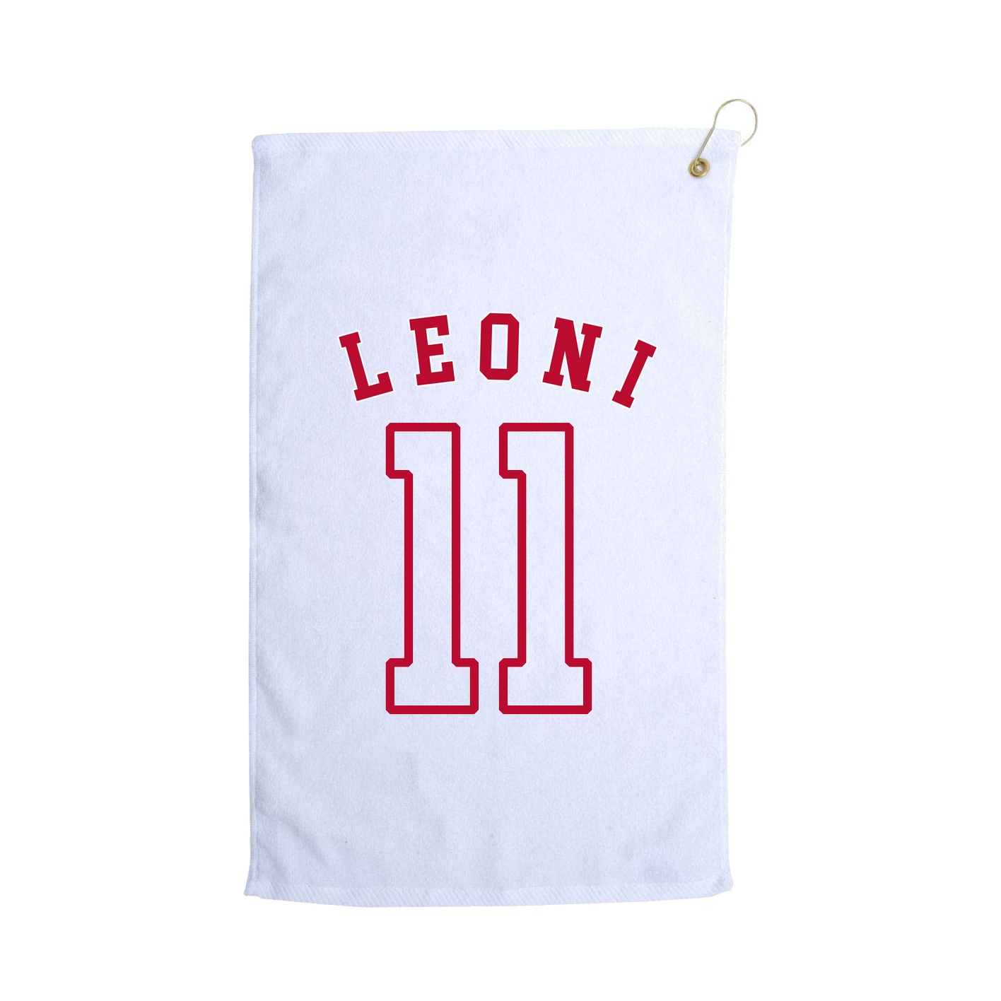 Golf Towel — Shirsey Arch in White