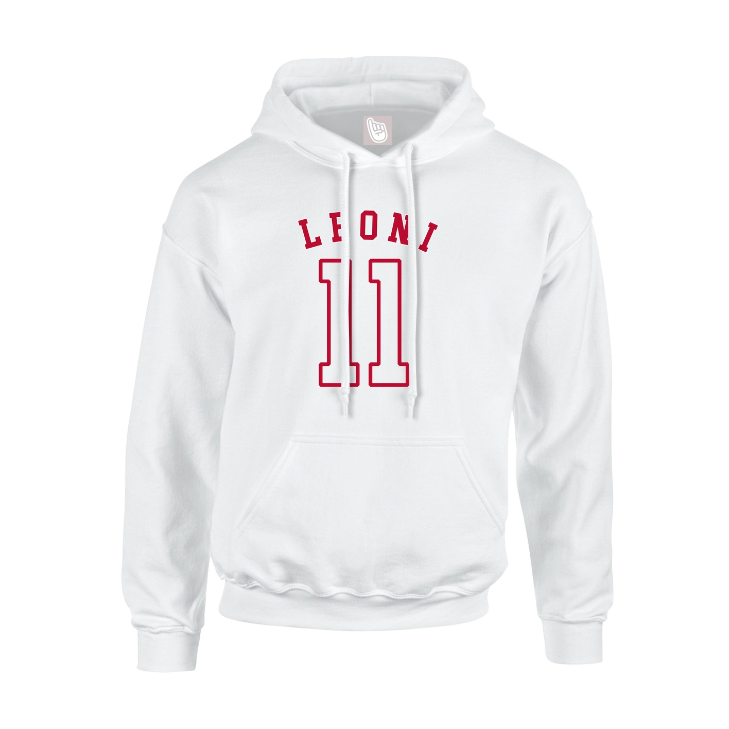 Hoodie — Shirsey Arch in White