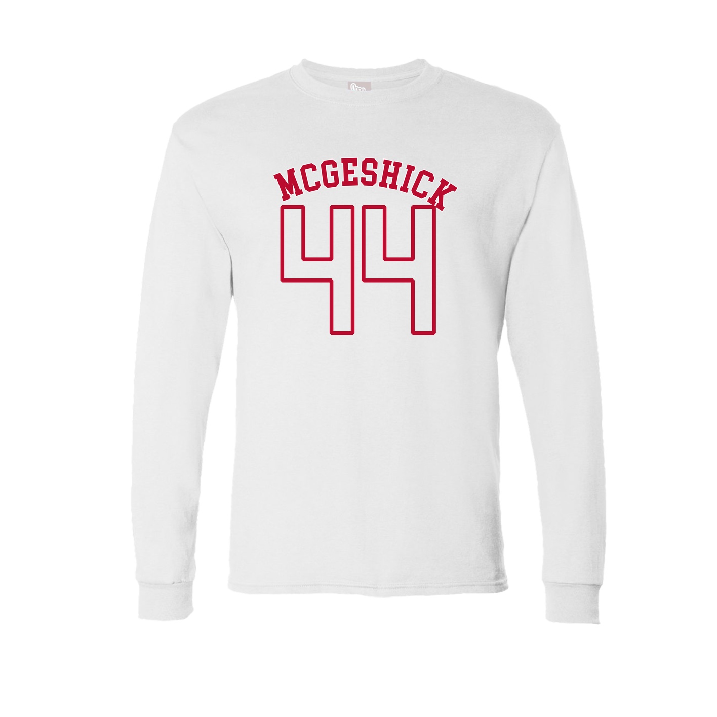 Long Sleeve Tee — Shirsey Arch in White