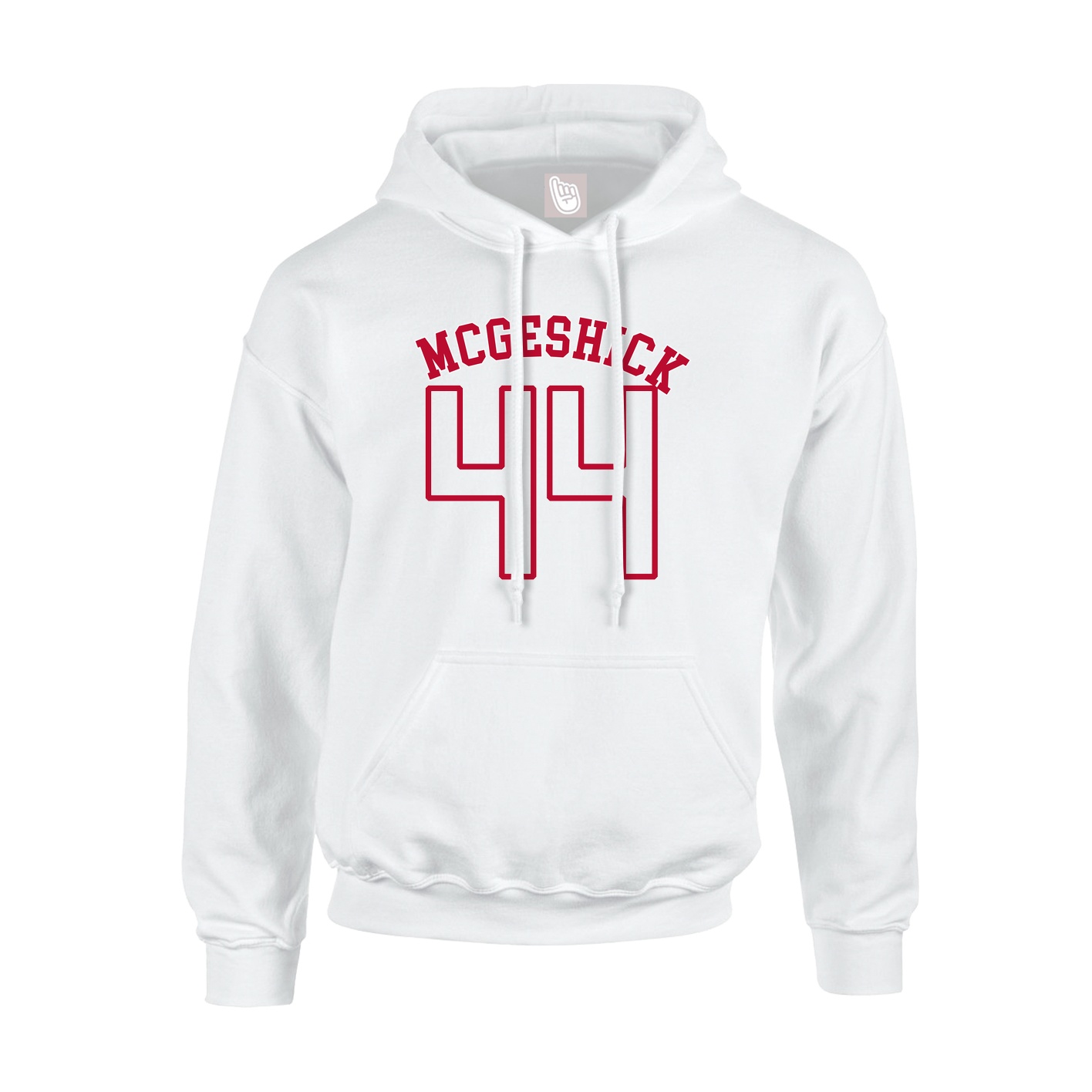 Youth Hoodie — Shirsey Arch in White