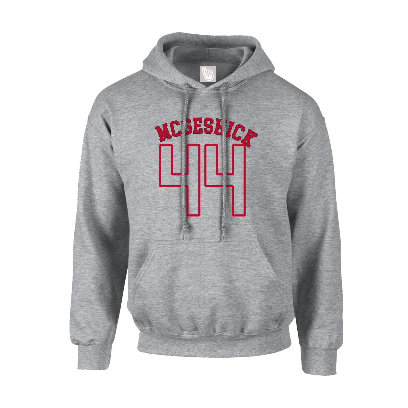 Youth Hoodie — Shirsey Arch in Grey