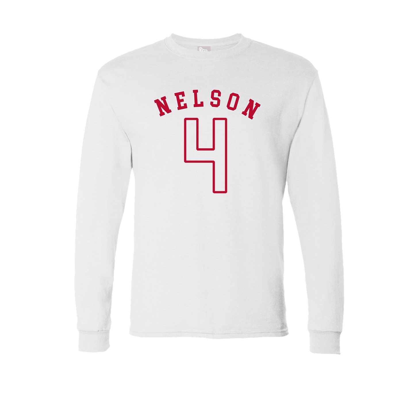 Long Sleeve Tee — Shirsey Arch in White