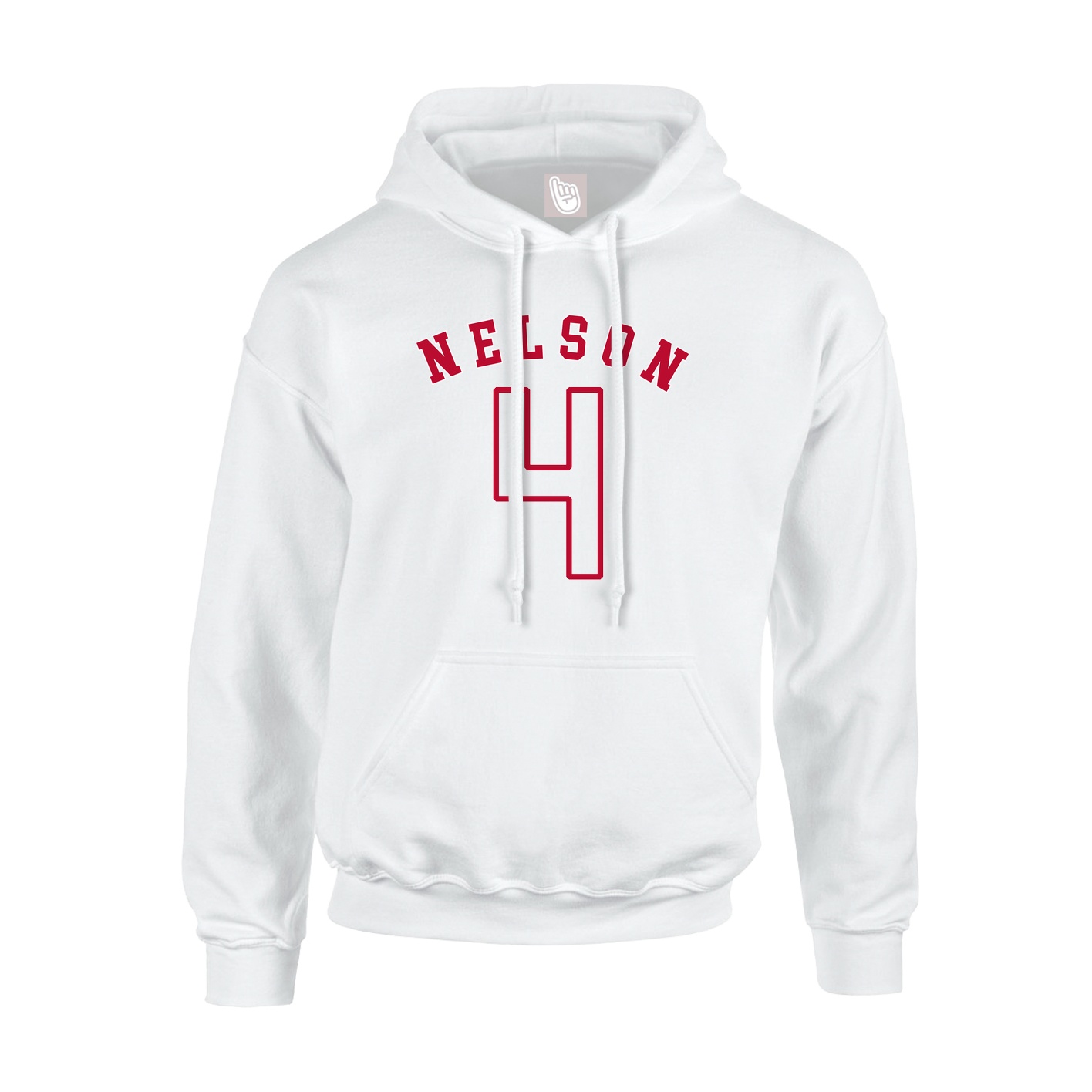 Hoodie — Shirsey Arch in White