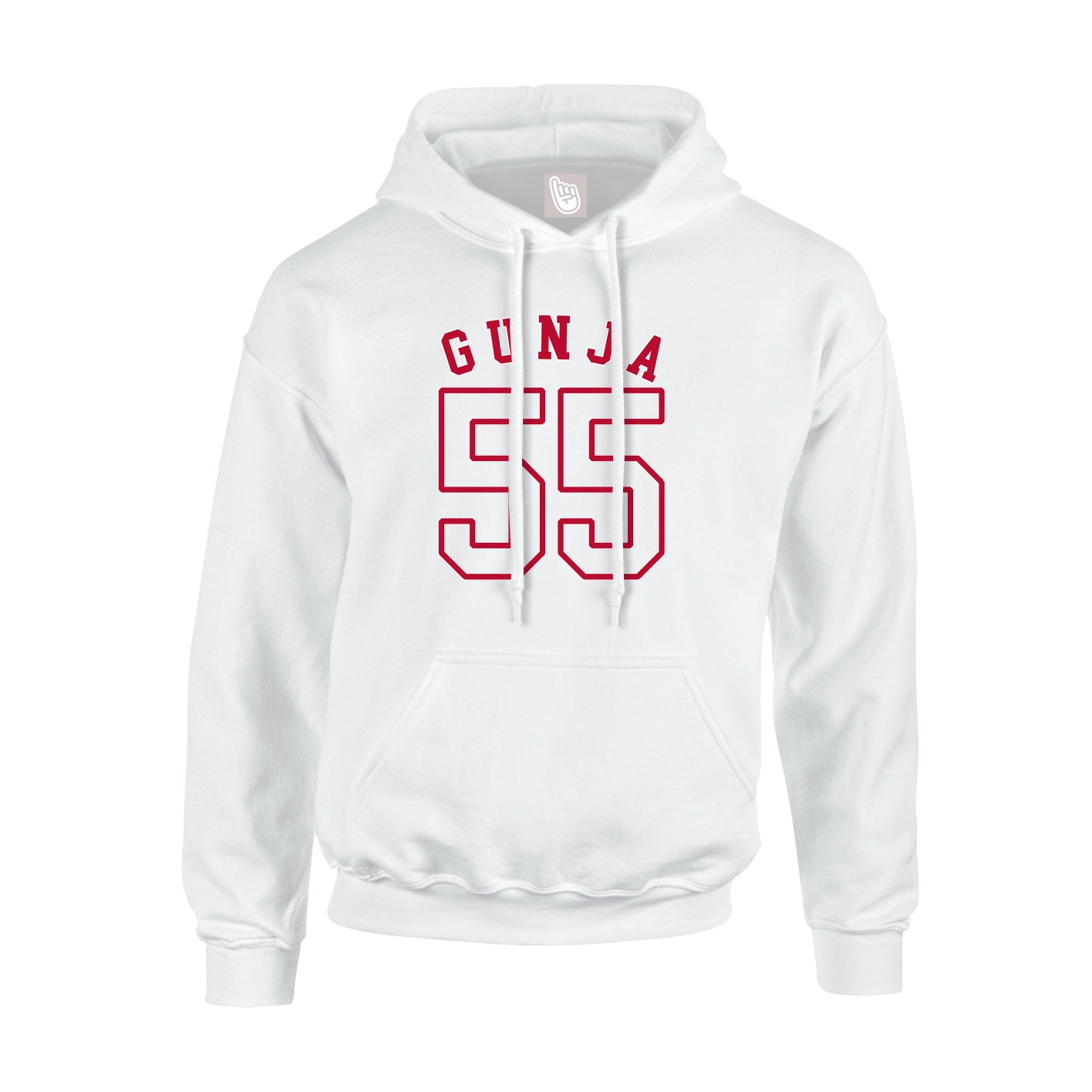 Youth Hoodie — Shirsey Arch in White