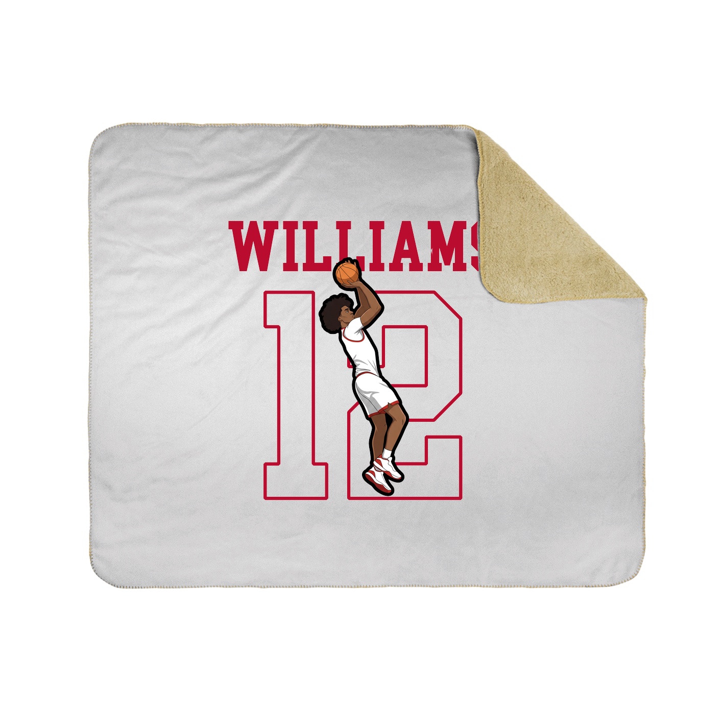 50x60 Sherpa Lined Throw Blanket