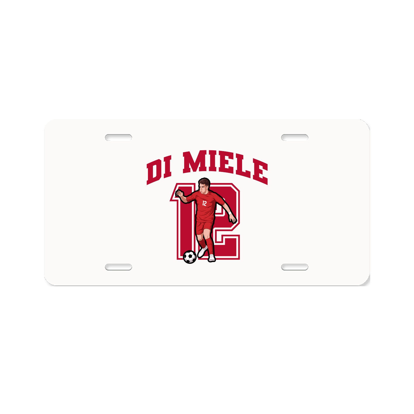 License Plate — Number in Classic