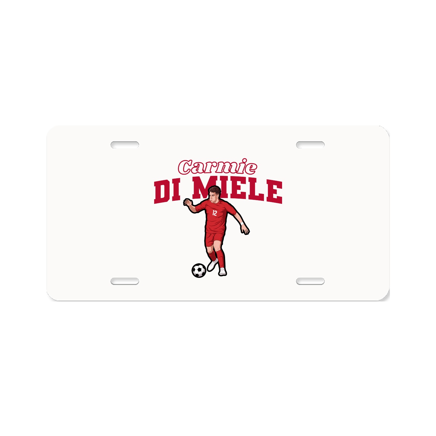 License Plate — Name Arch in Classic
