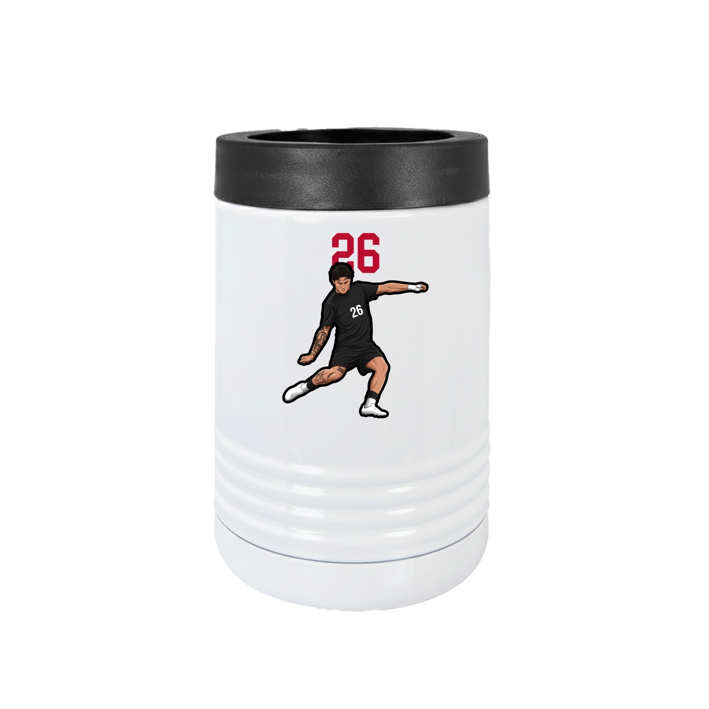 Beverage Holder — Number Top in White