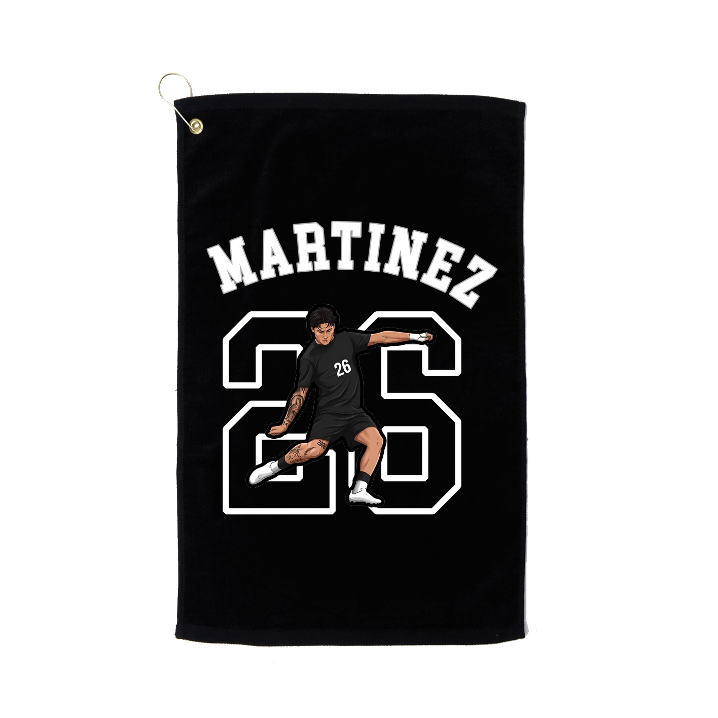 Golf Towel — Shirsey Arch in Black