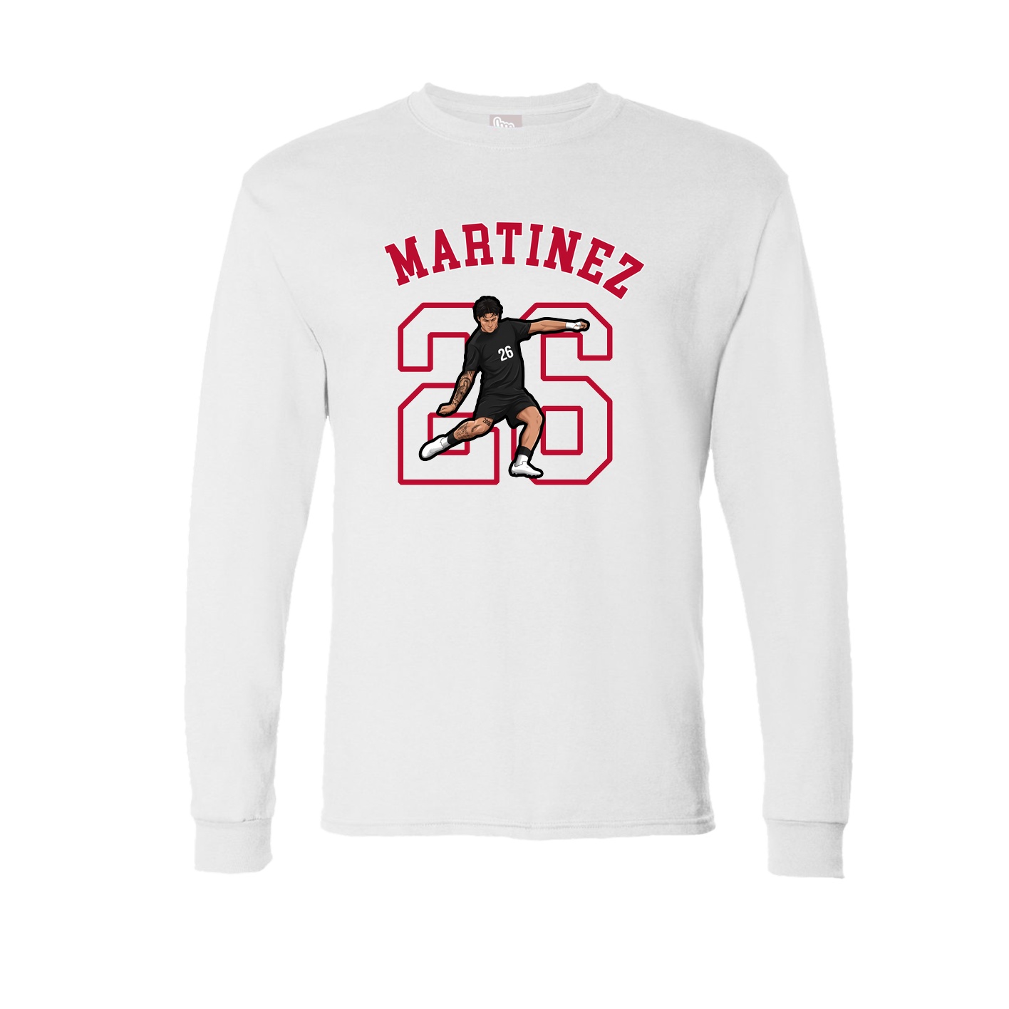 Long Sleeve Tee — Shirsey Arch in White