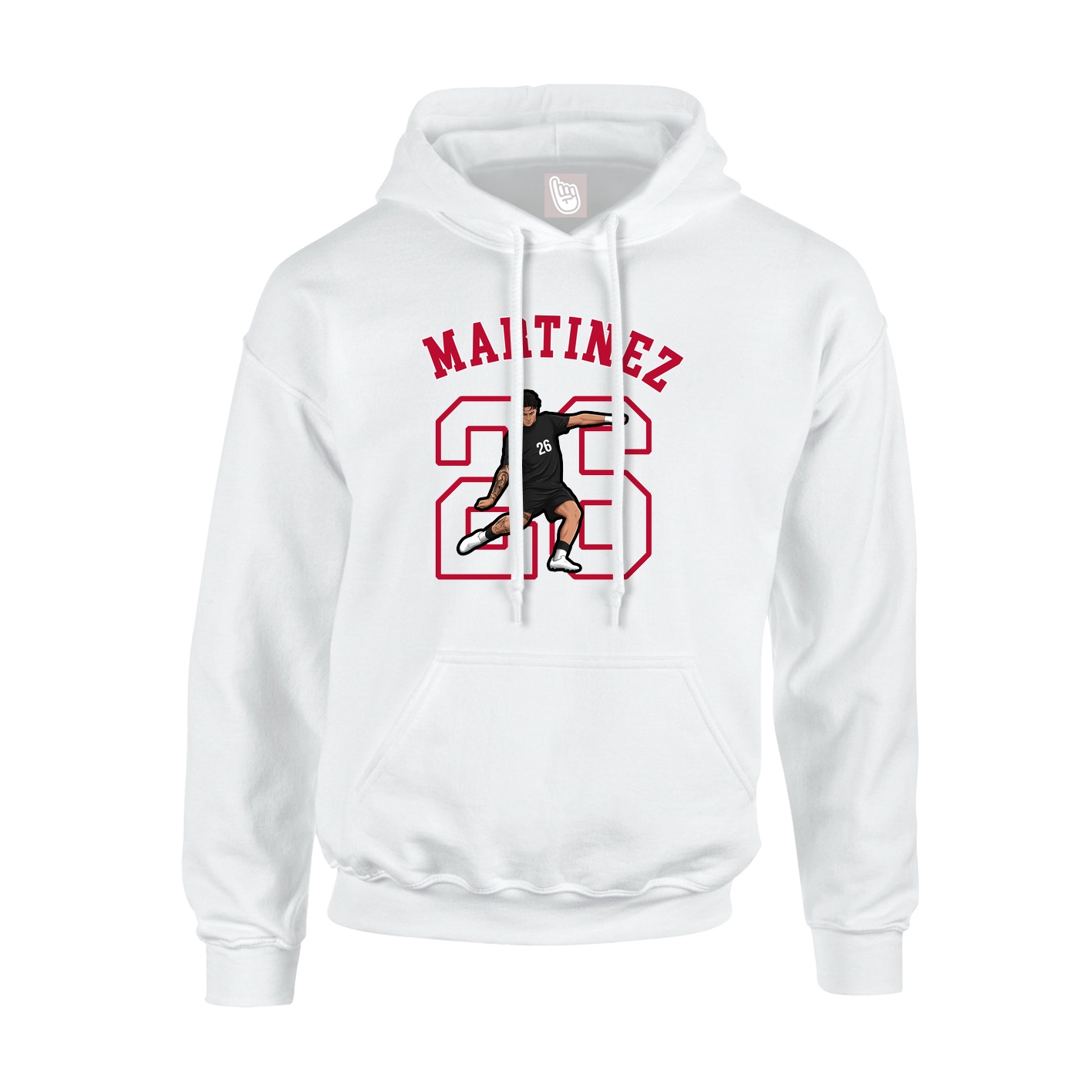 Youth Hoodie — Shirsey Arch in White
