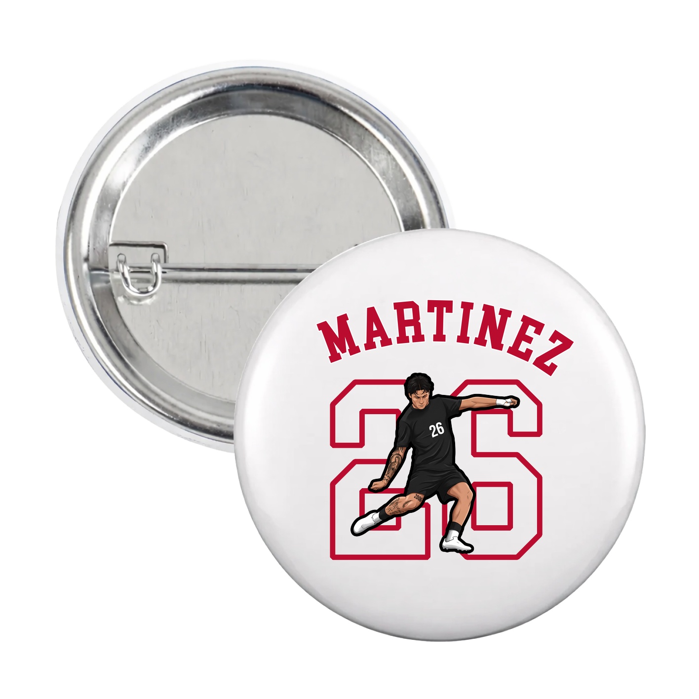 Game Day Button — Shirsey Arch in White