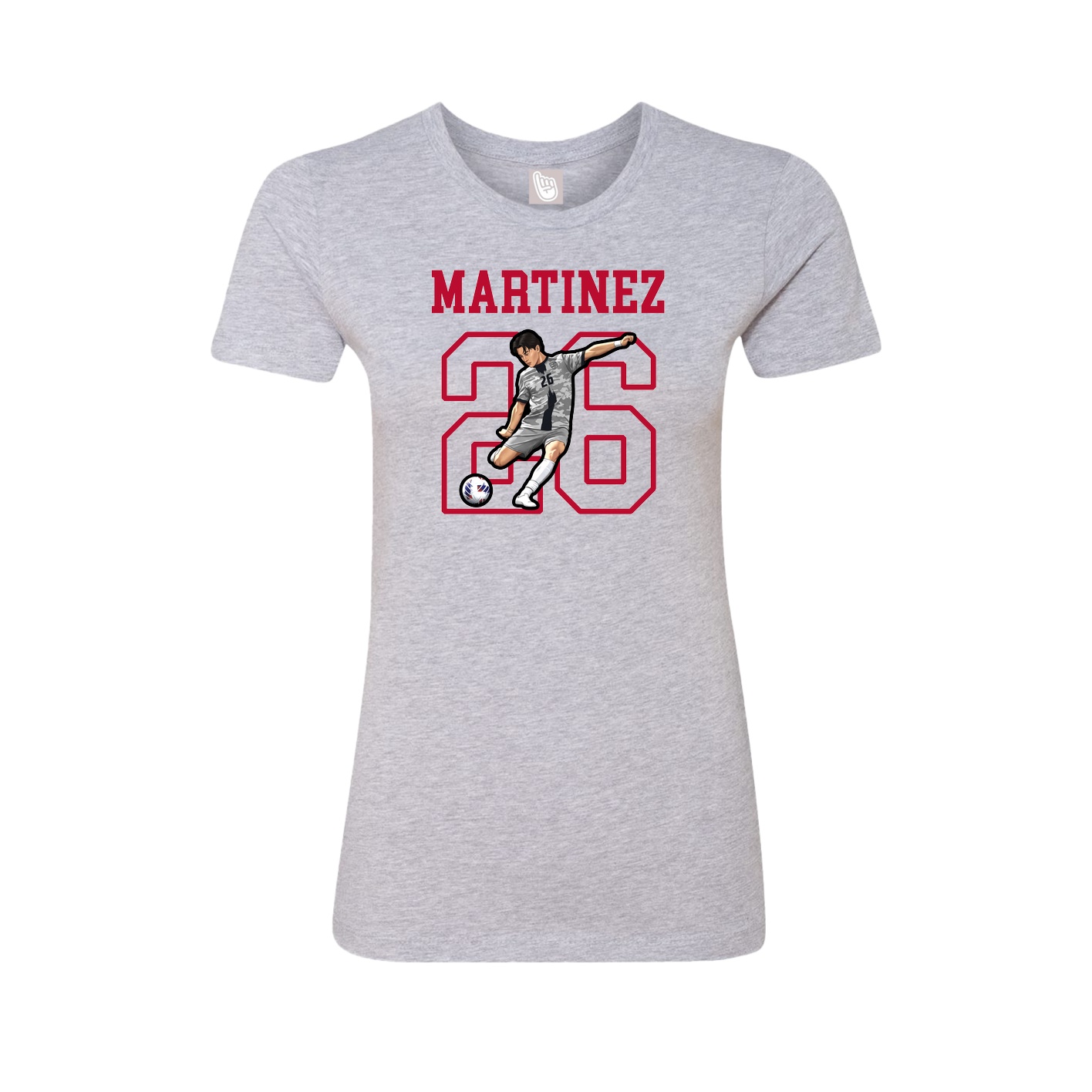 Fitted Women's Tee — Shirsey in Grey