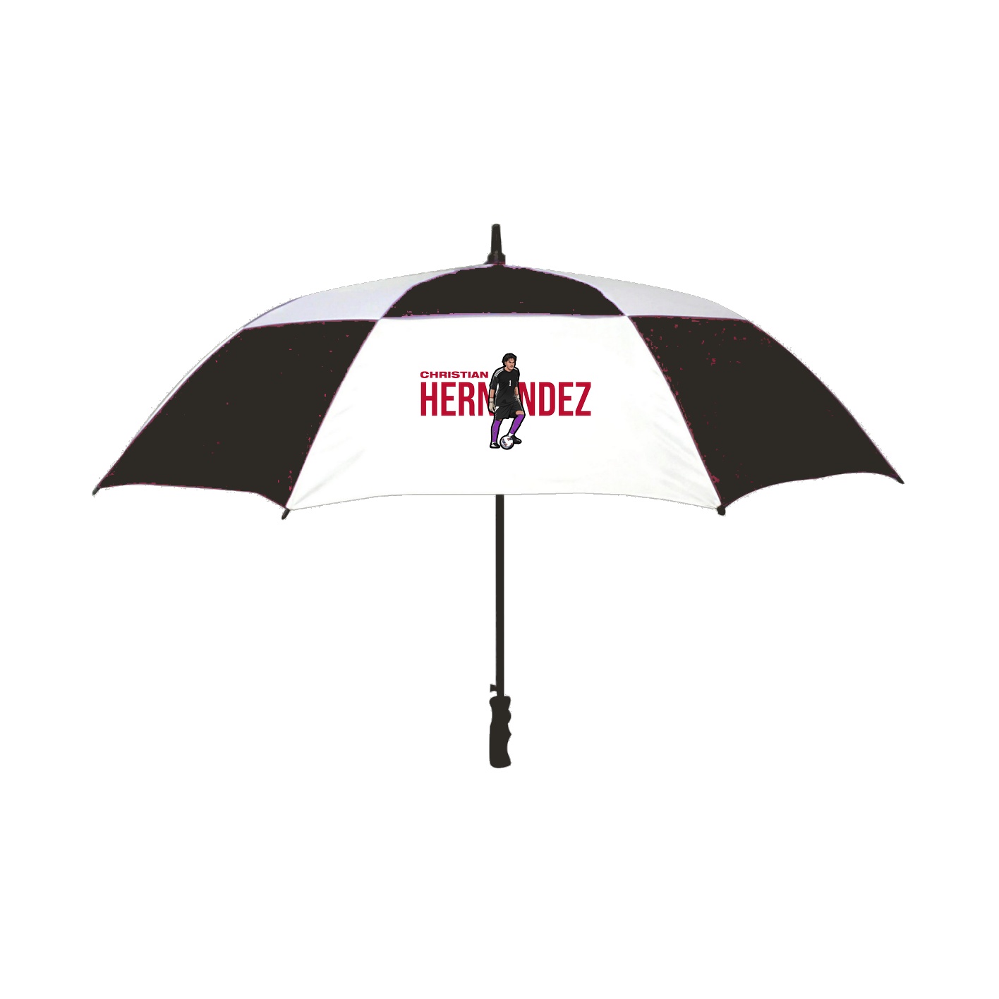 Golf Umbrella — Player Name in Black