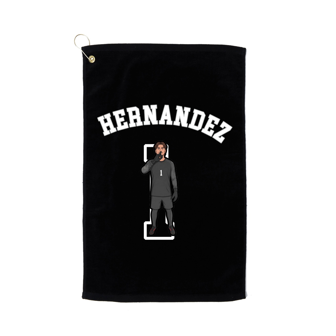 Golf Towel — Shirsey Arch in Black