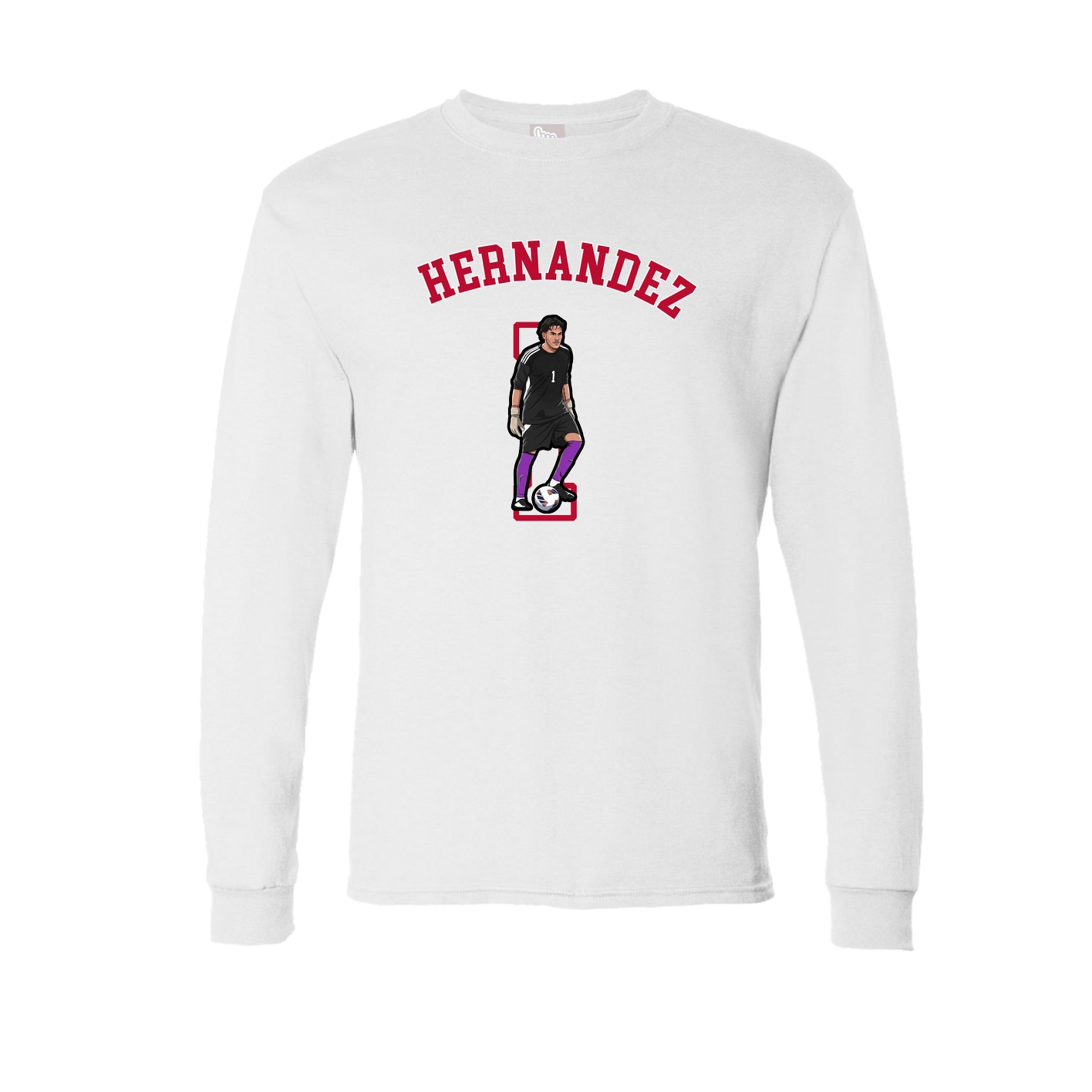 Long Sleeve Tee — Shirsey Arch in White