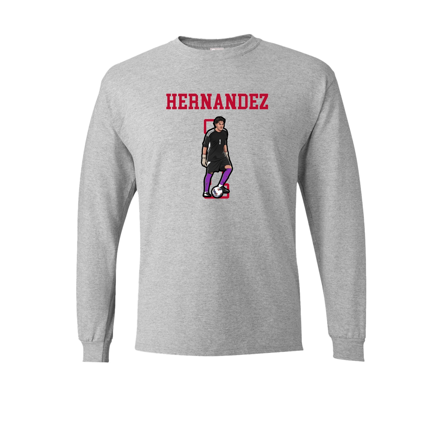 Long Sleeve Tee — Shirsey in Grey