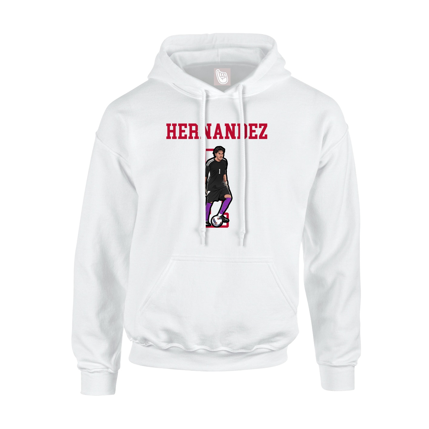 Hoodie — Shirsey in White