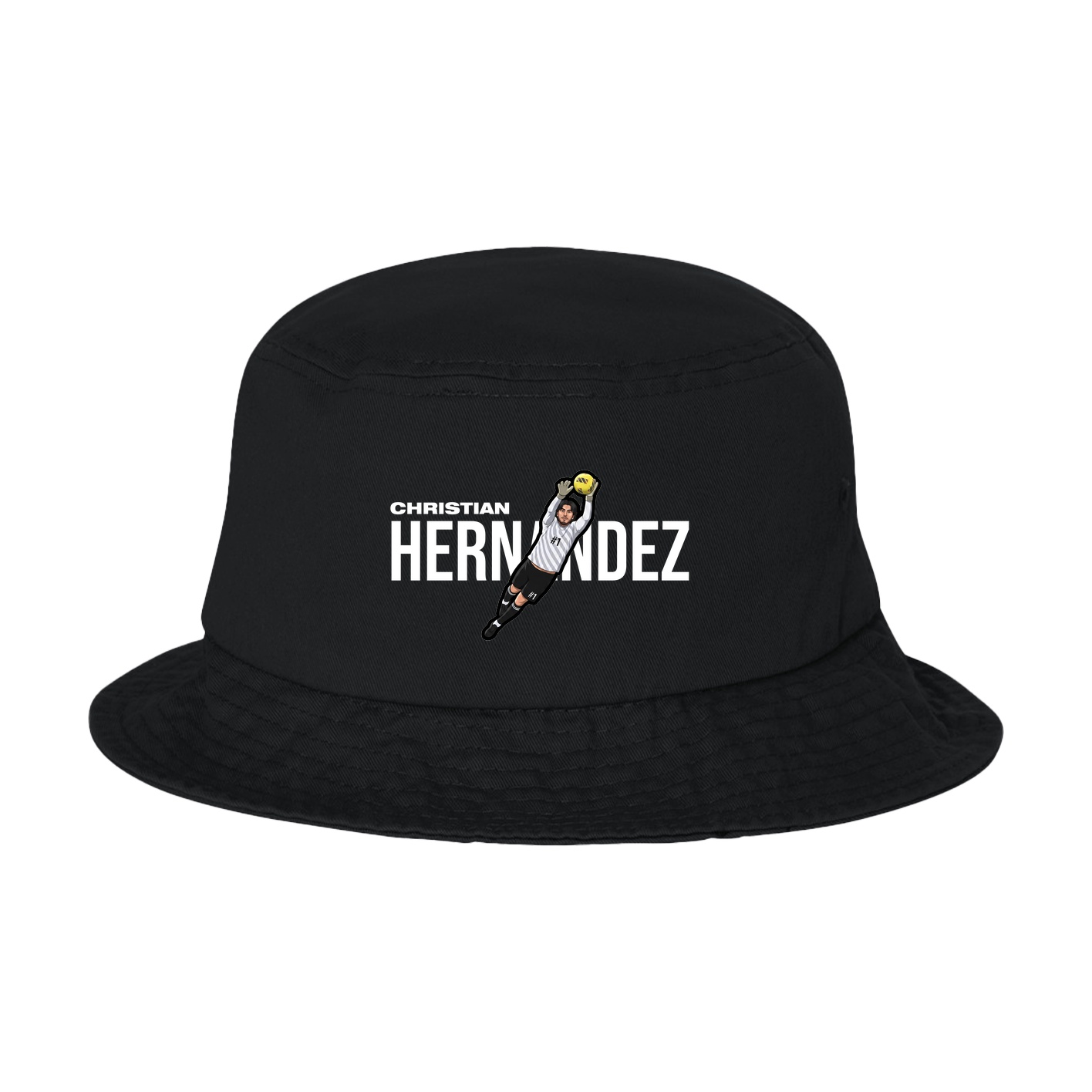 Bucket Cap — Player Name in Black