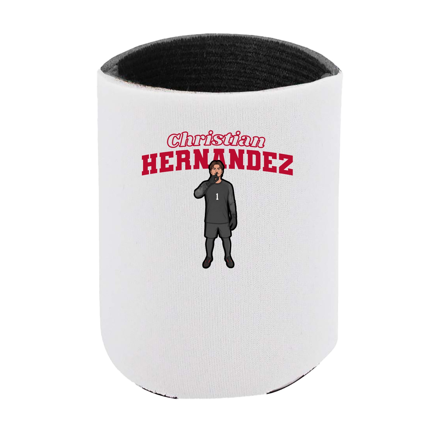 Can Holder — Name Arch in White