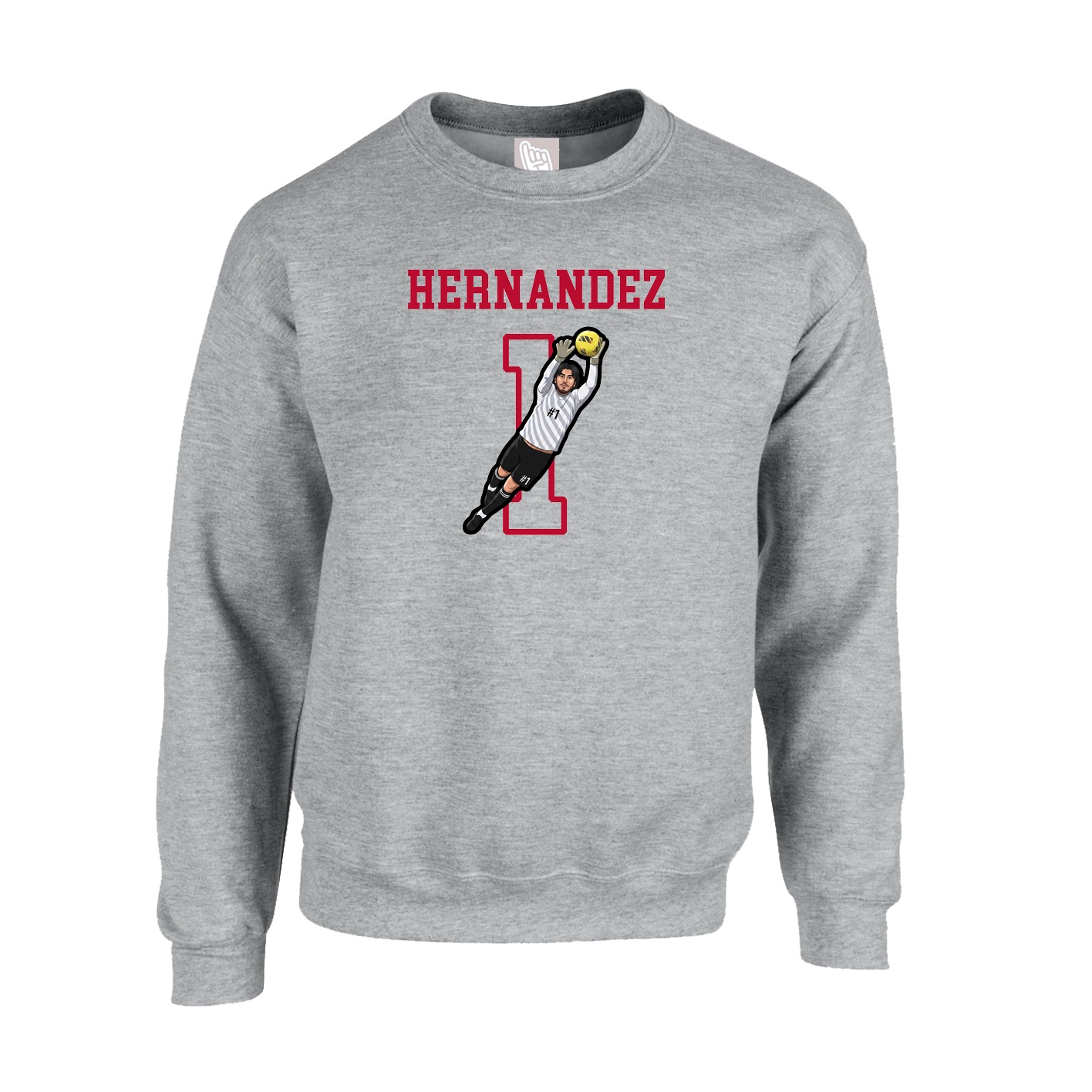 Fleece Crew — Shirsey in Grey
