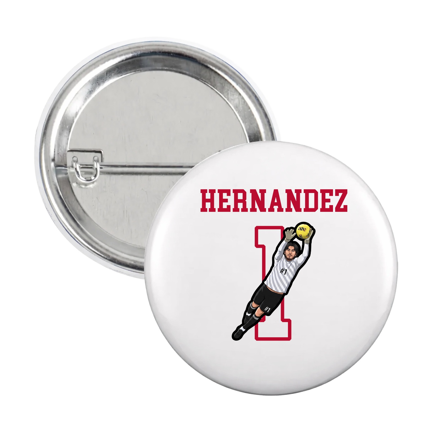 Game Day Button — Shirsey in White