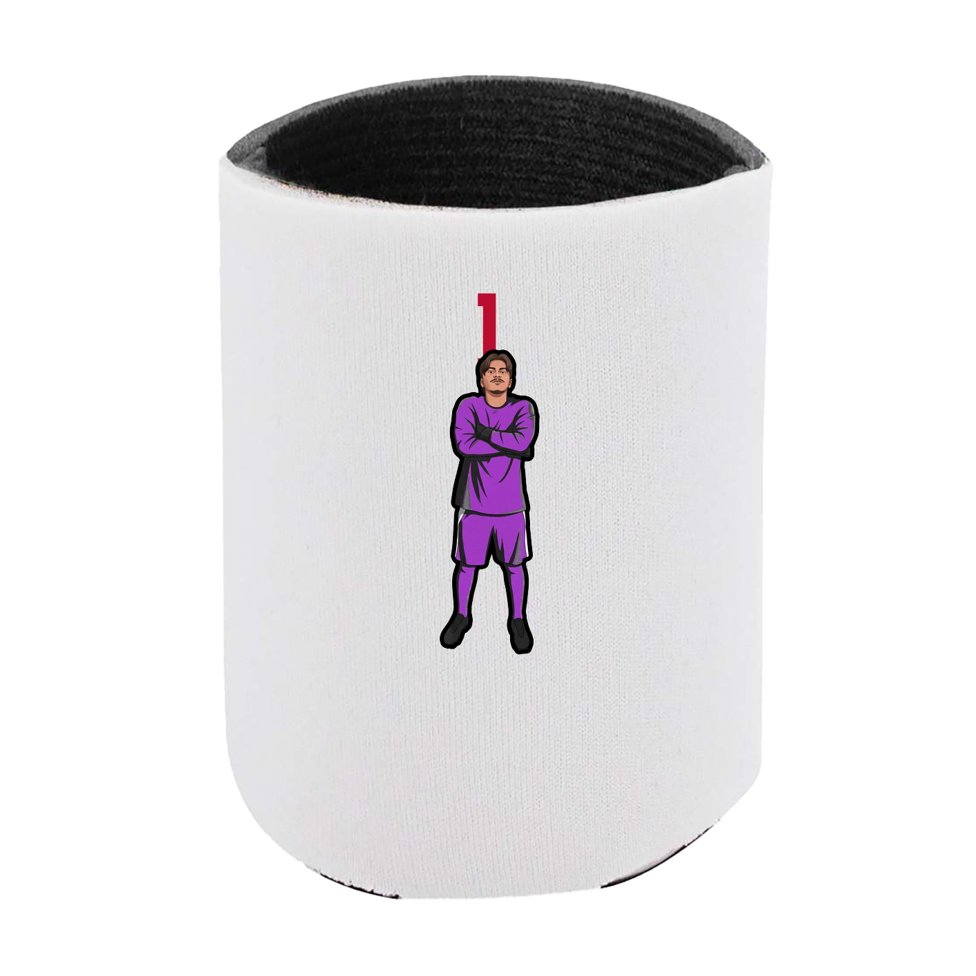 Can Holder — Number Top in White