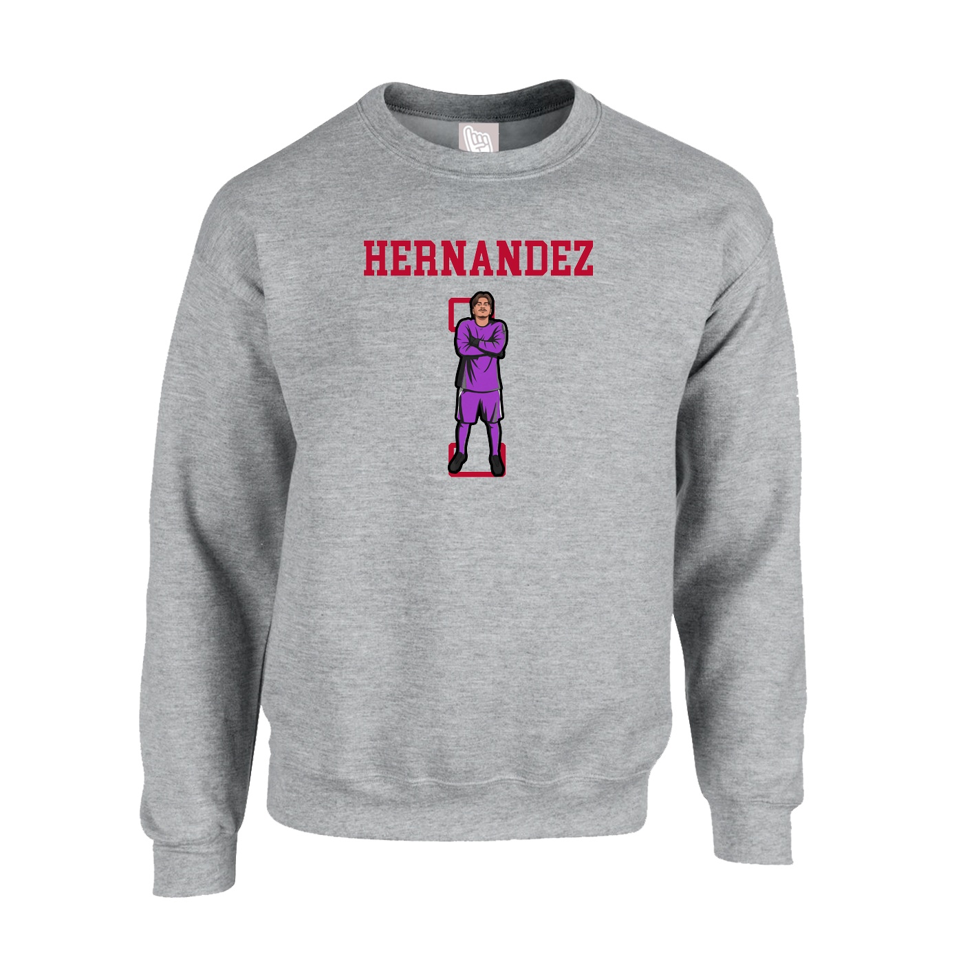 Fleece Crew — Shirsey in Grey
