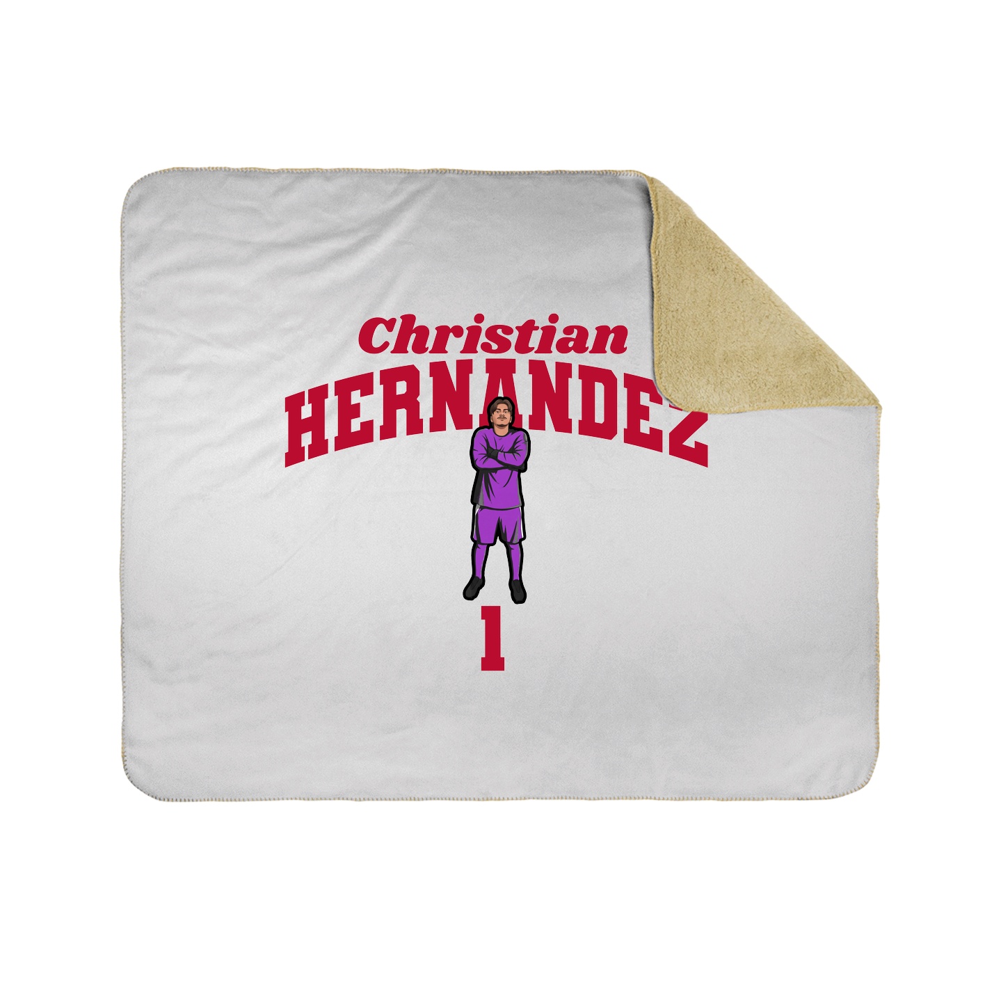 Throw Blanket — Signature Arch in White
