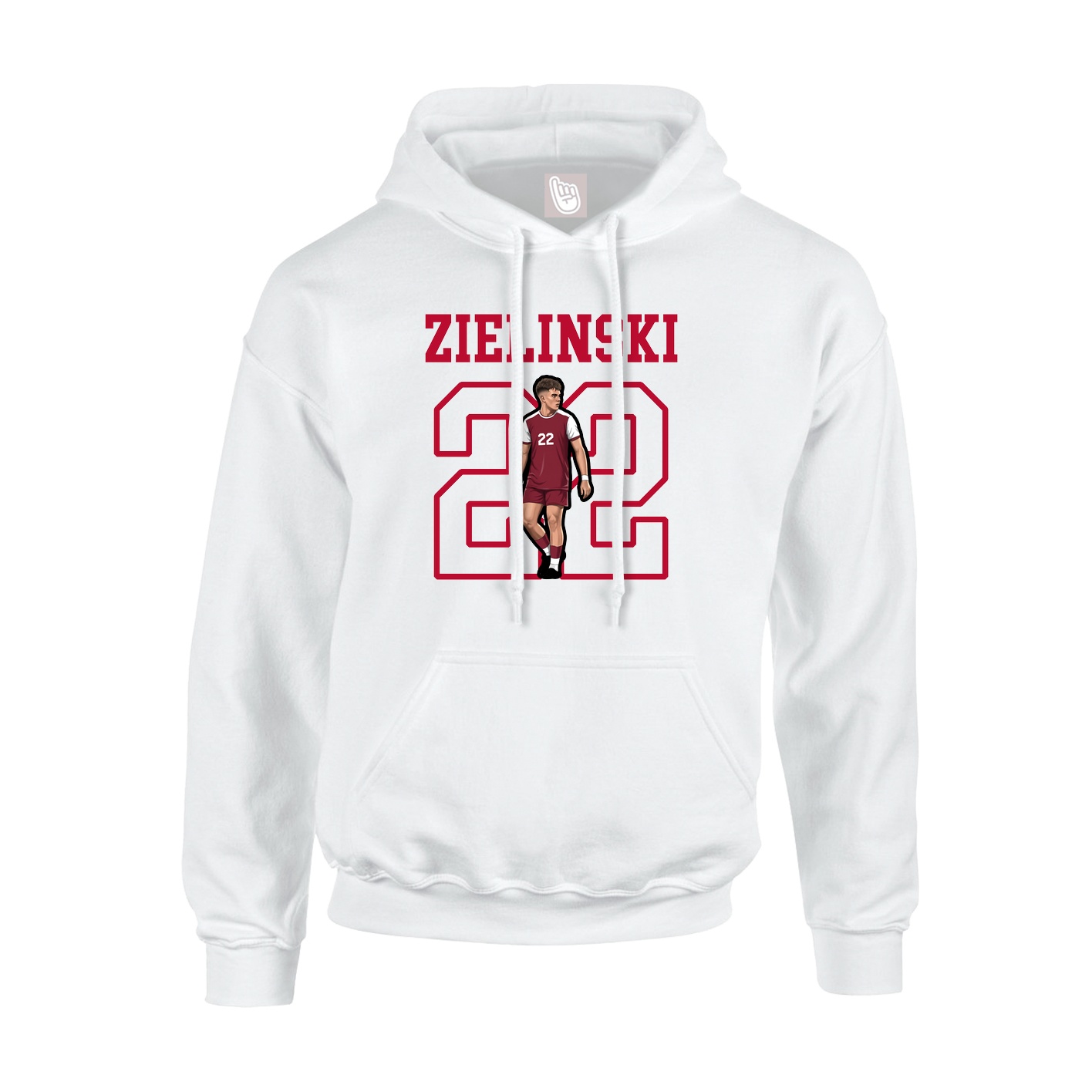 Hoodie — Shirsey in White