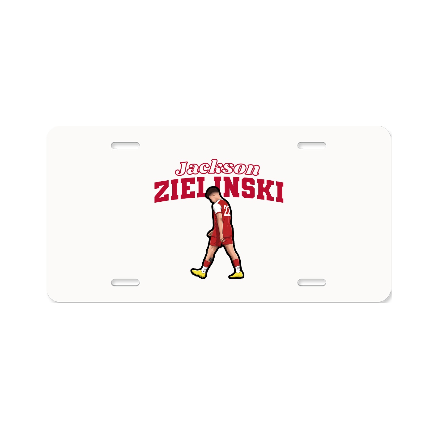 License Plate — Name Arch in Classic